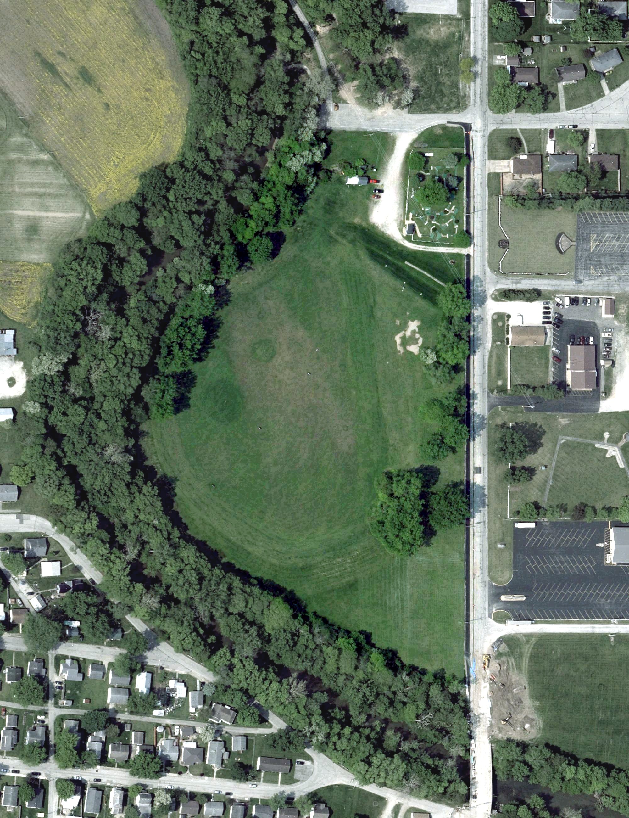 Aerial view of Caddie Shack, OH