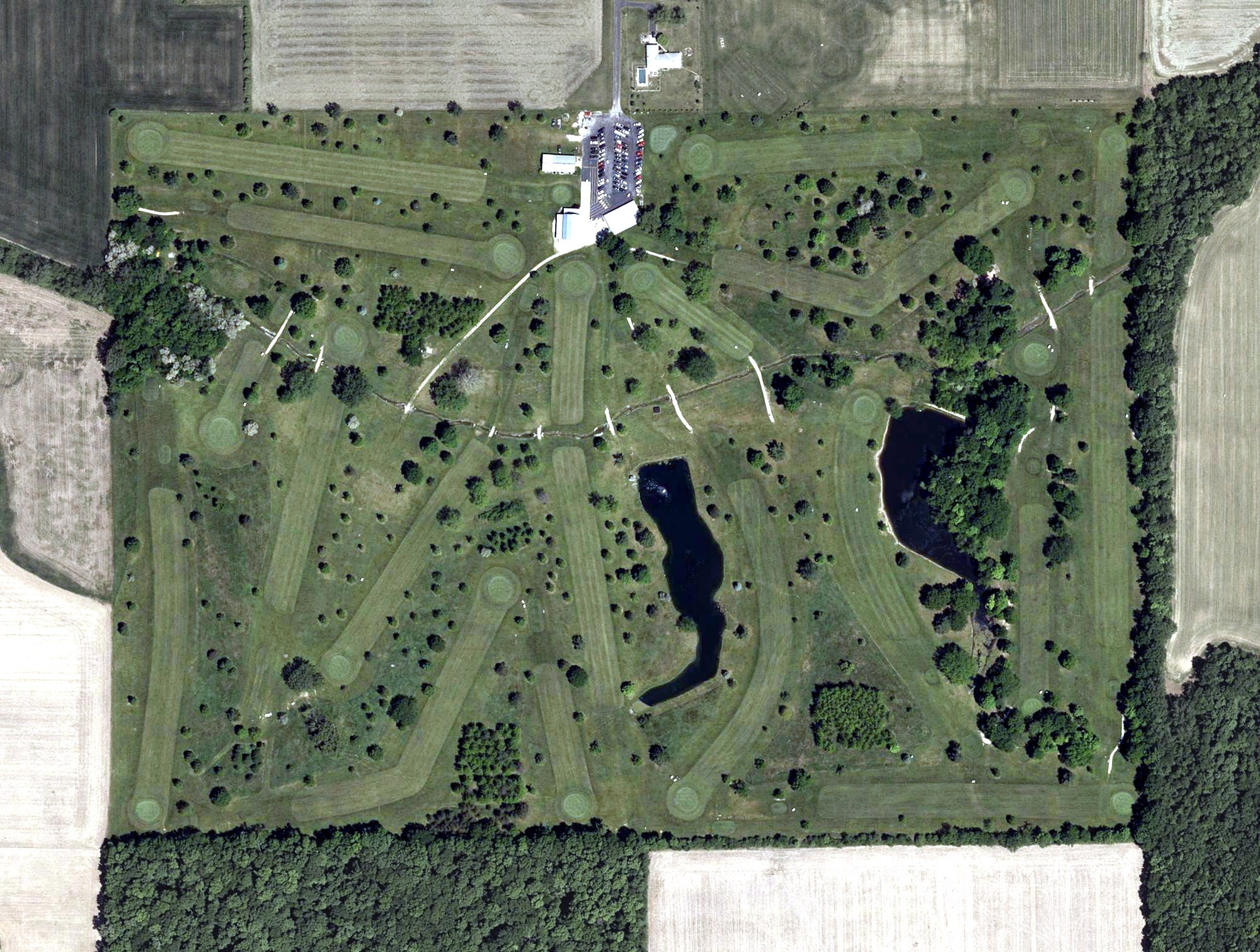 Aerial view of Clinton Heights Golf, OH
