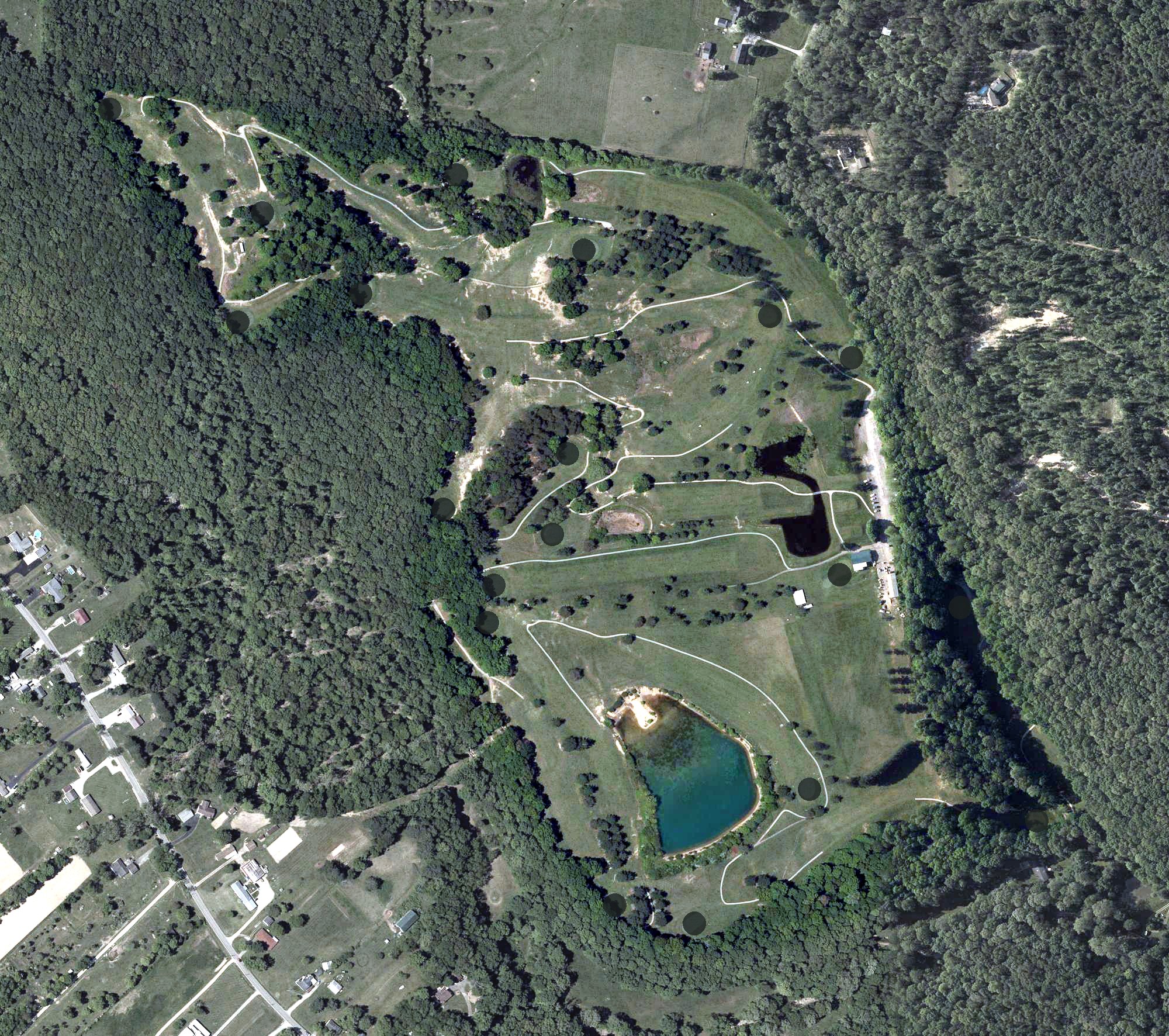 Aerial view of Dogwood Hills Golf Course, OH