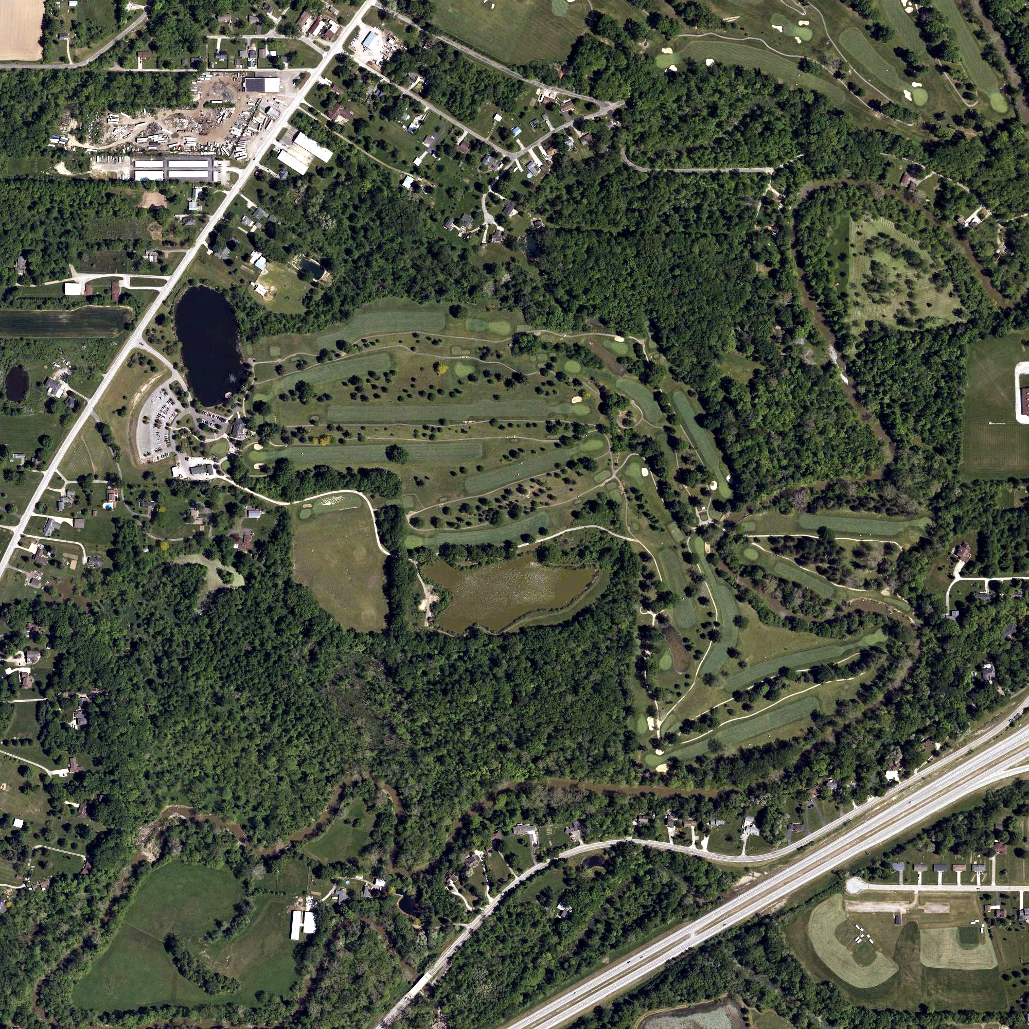 Aerial view of Forest Hills, OH