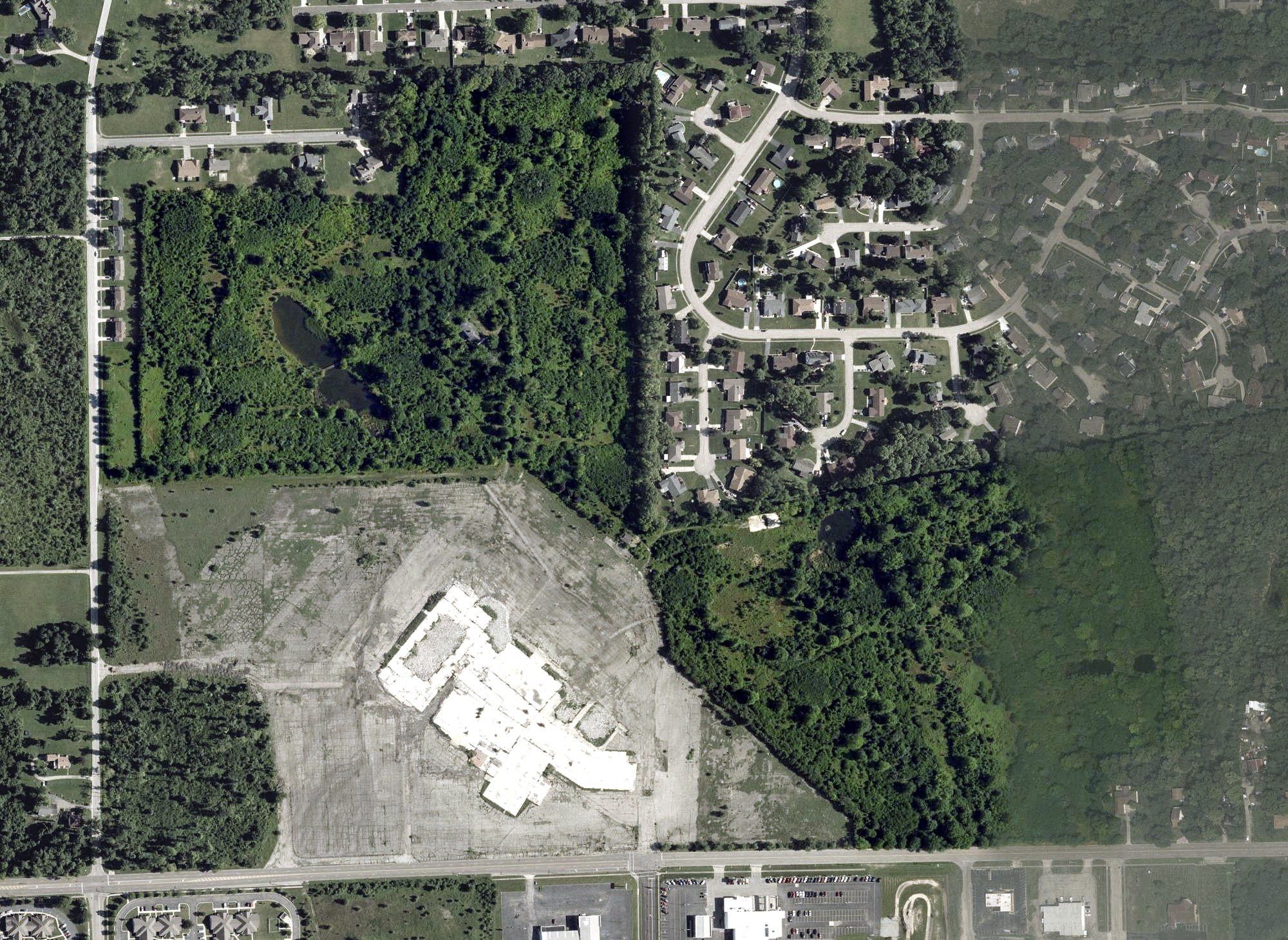 Aerial view of Former Hara Greens, OH