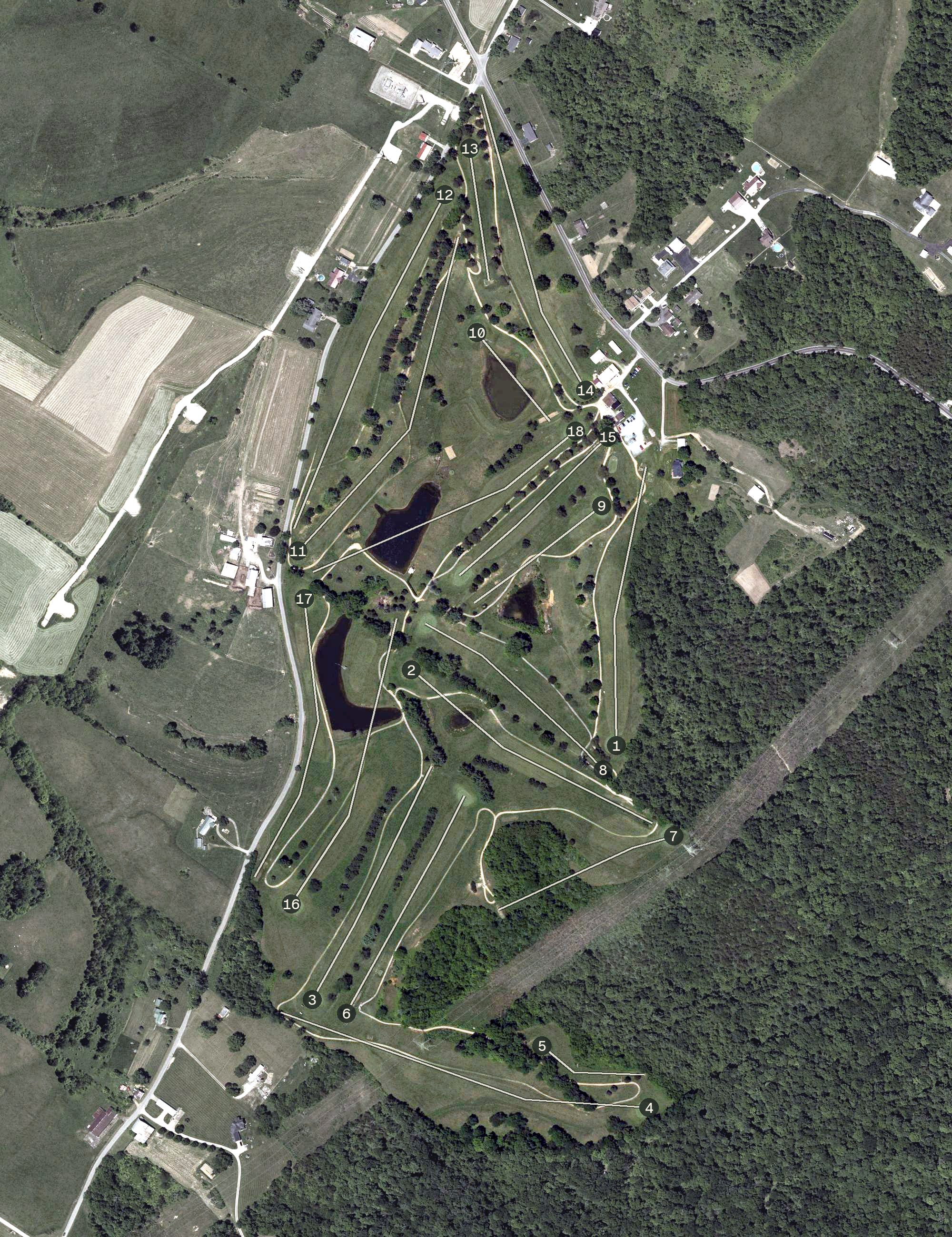 Aerial view of Hill Top, OH