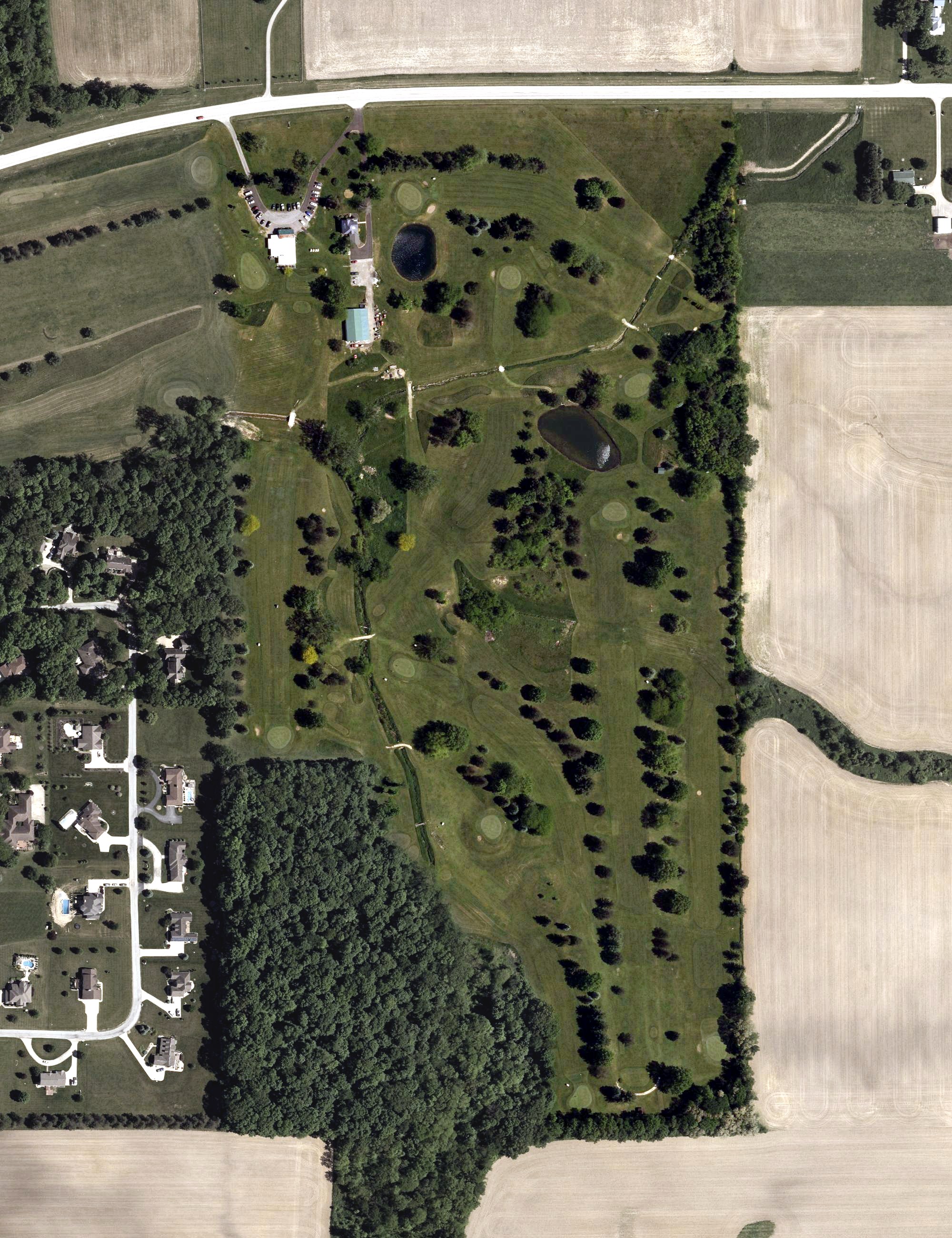 Aerial view of Lincoln Hills Golf Club, OH