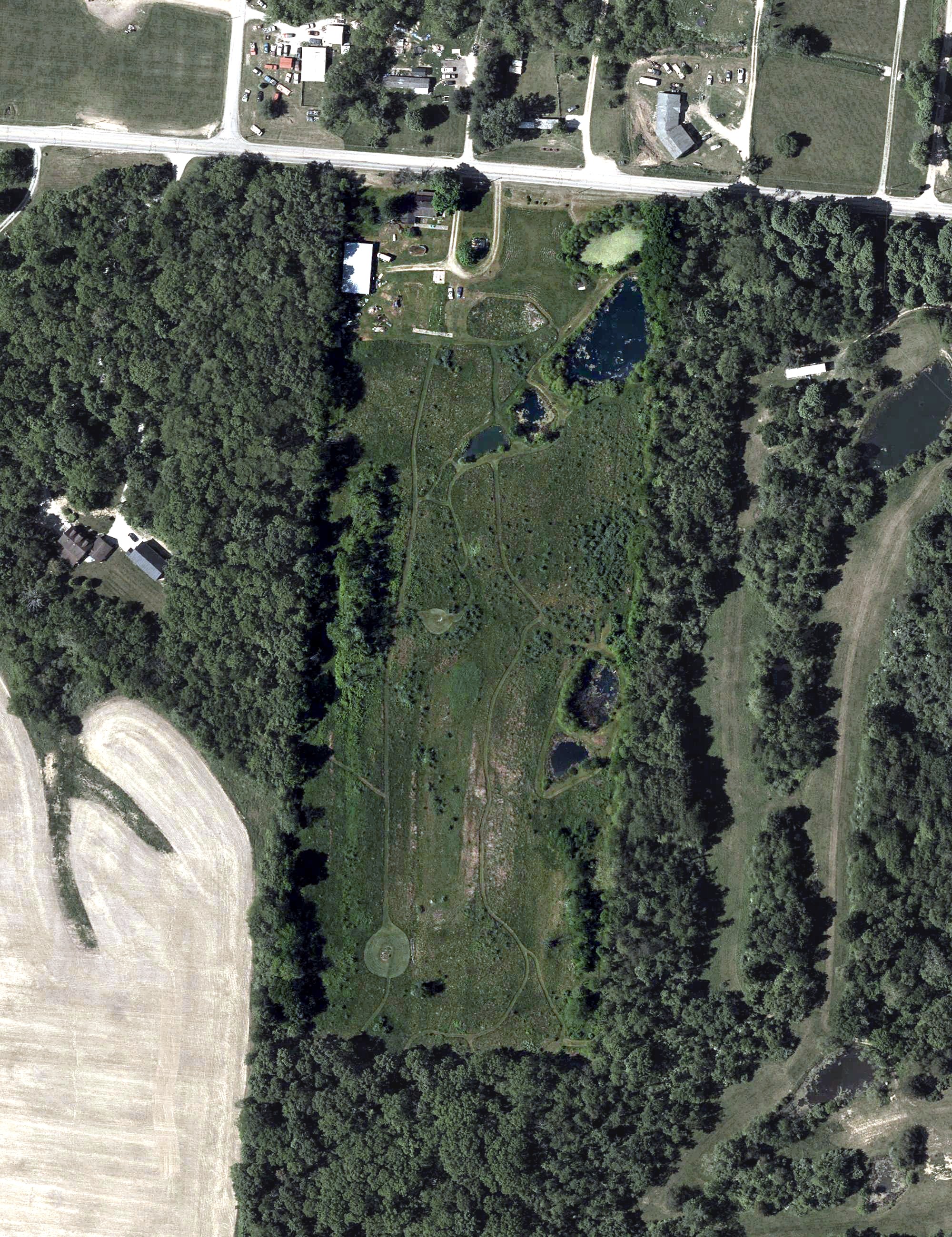 Aerial view of Mark's Golf, OH