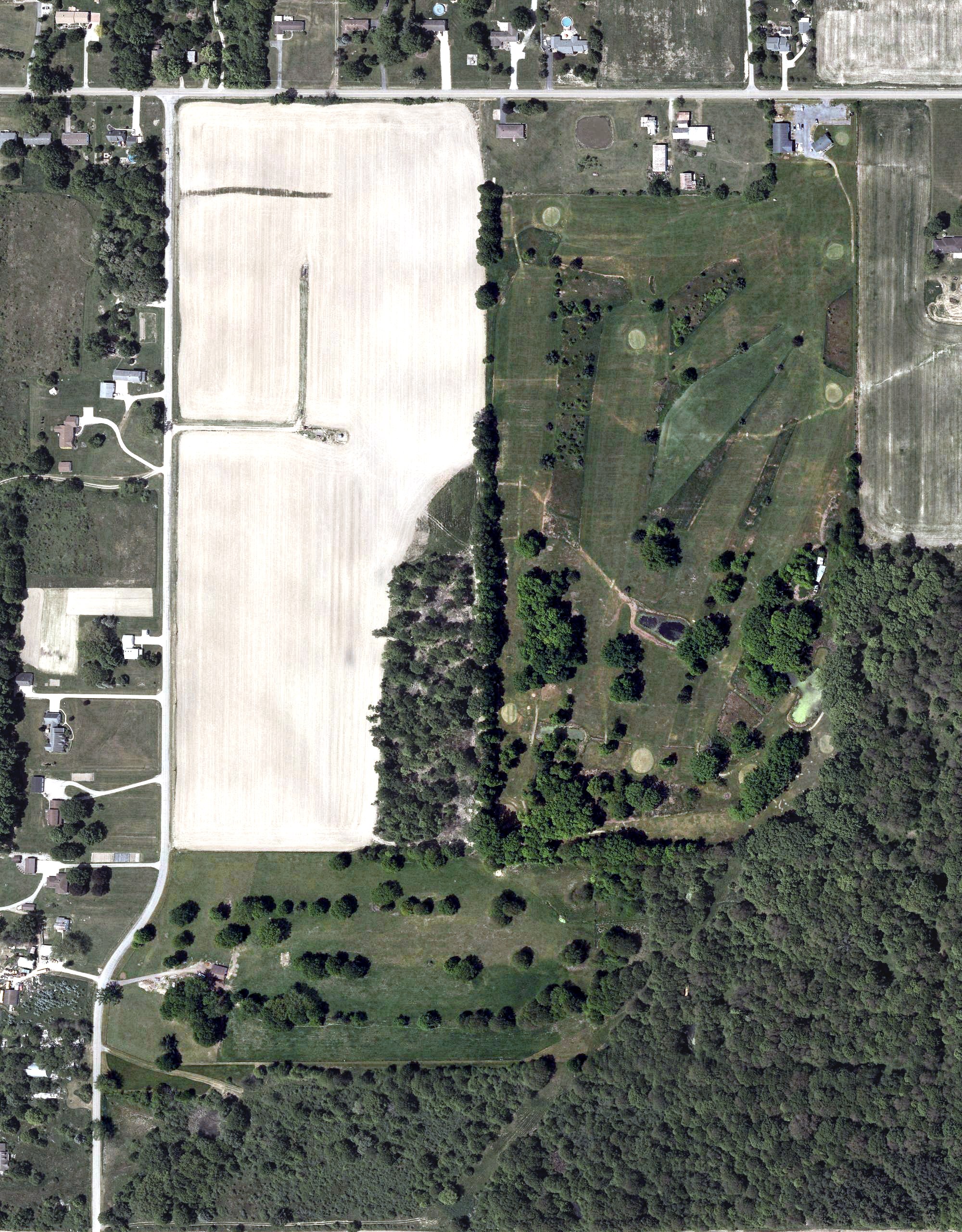 Aerial view of Meander Golf Course, OH