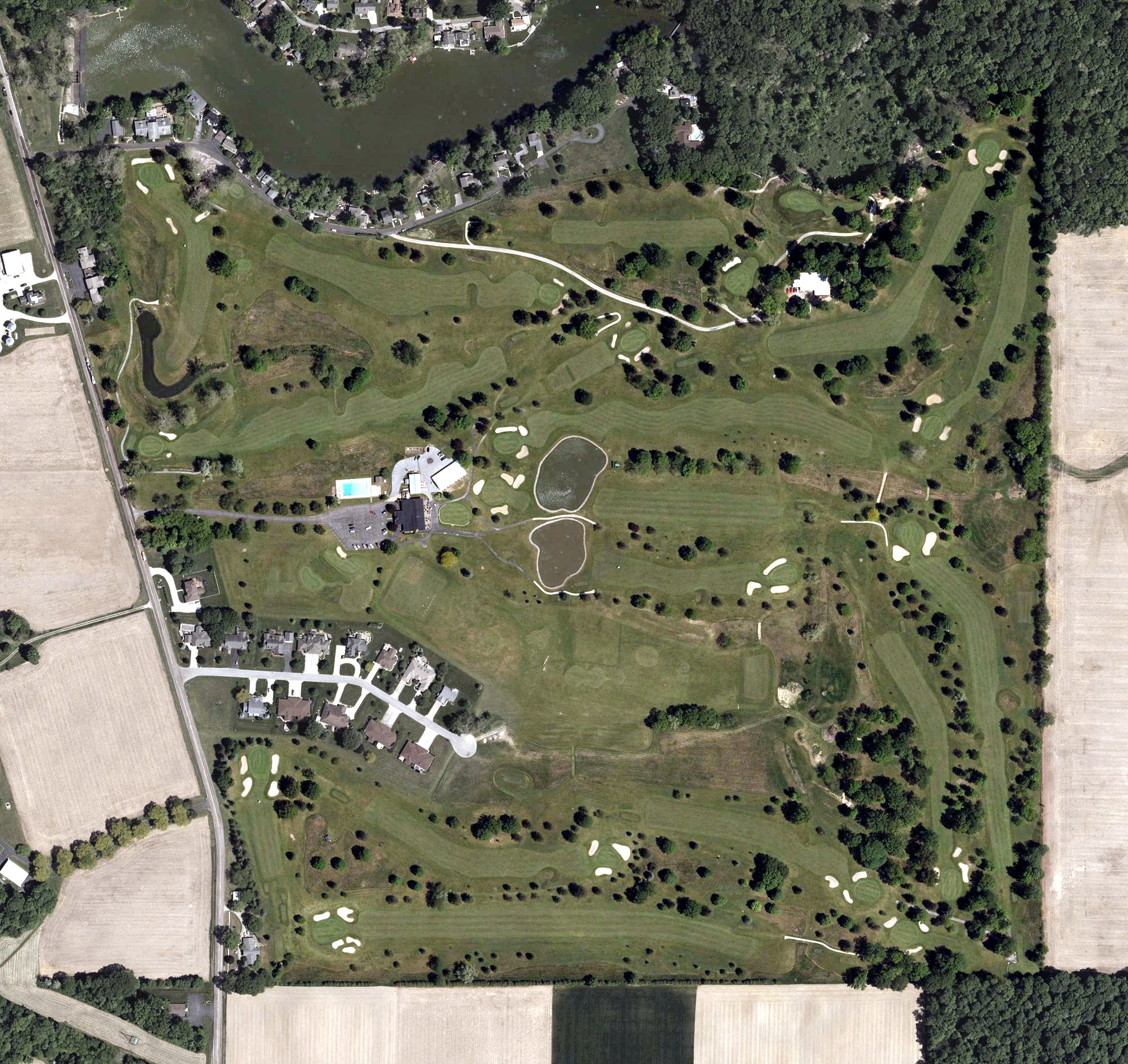 Aerial view of Mohawk Golf and Country Club, OH