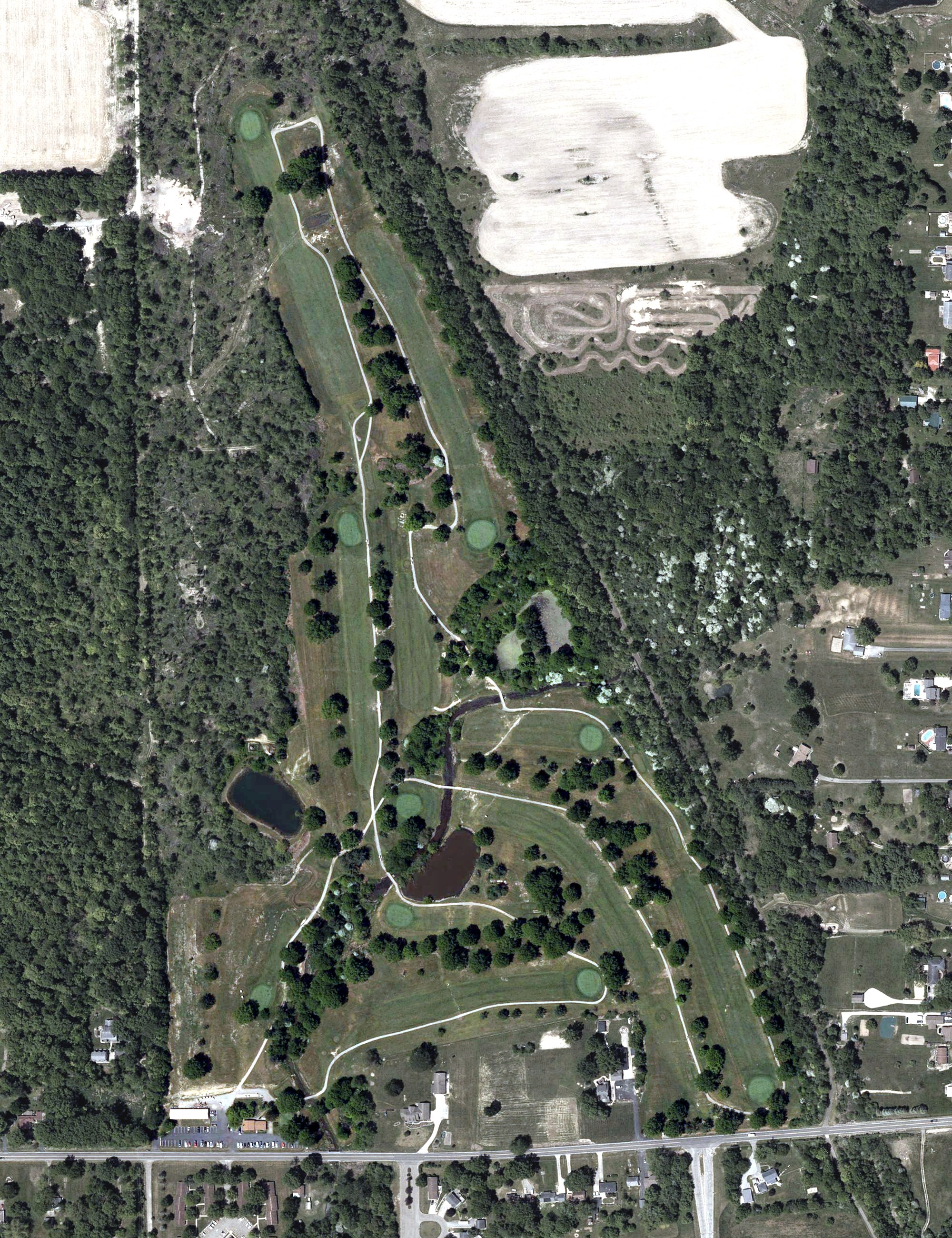 Aerial view of Northwood Golf Course, OH