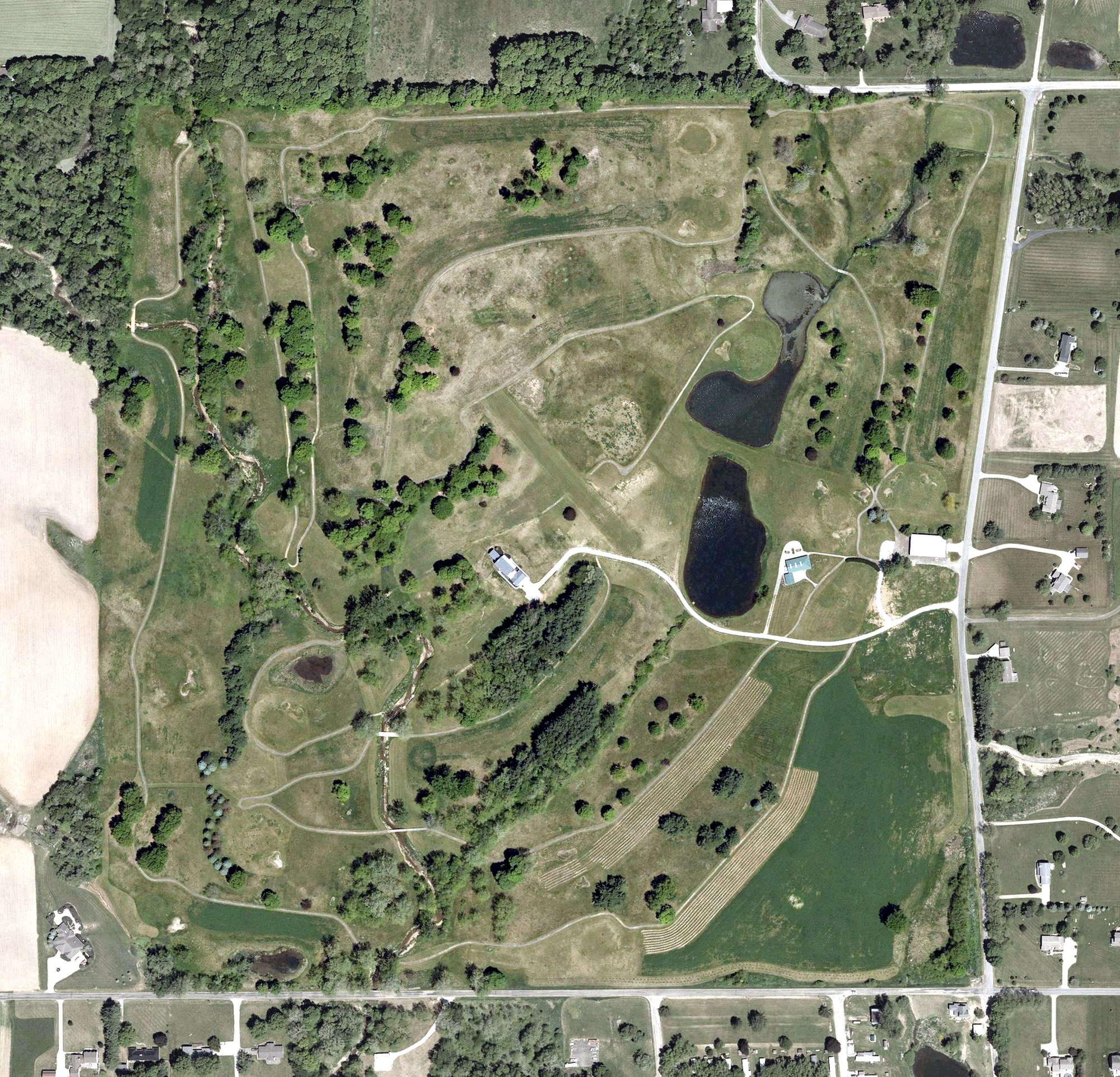 Aerial view of Pebble Creek Golf Club, OH