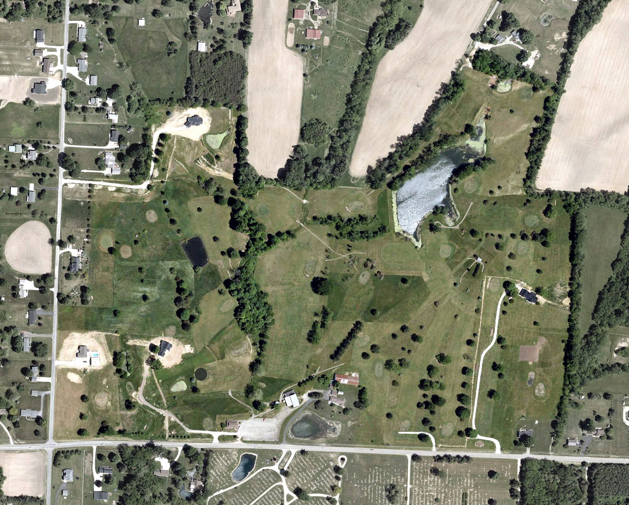 Aerial view of Pleasant Valley Golf Course, OH