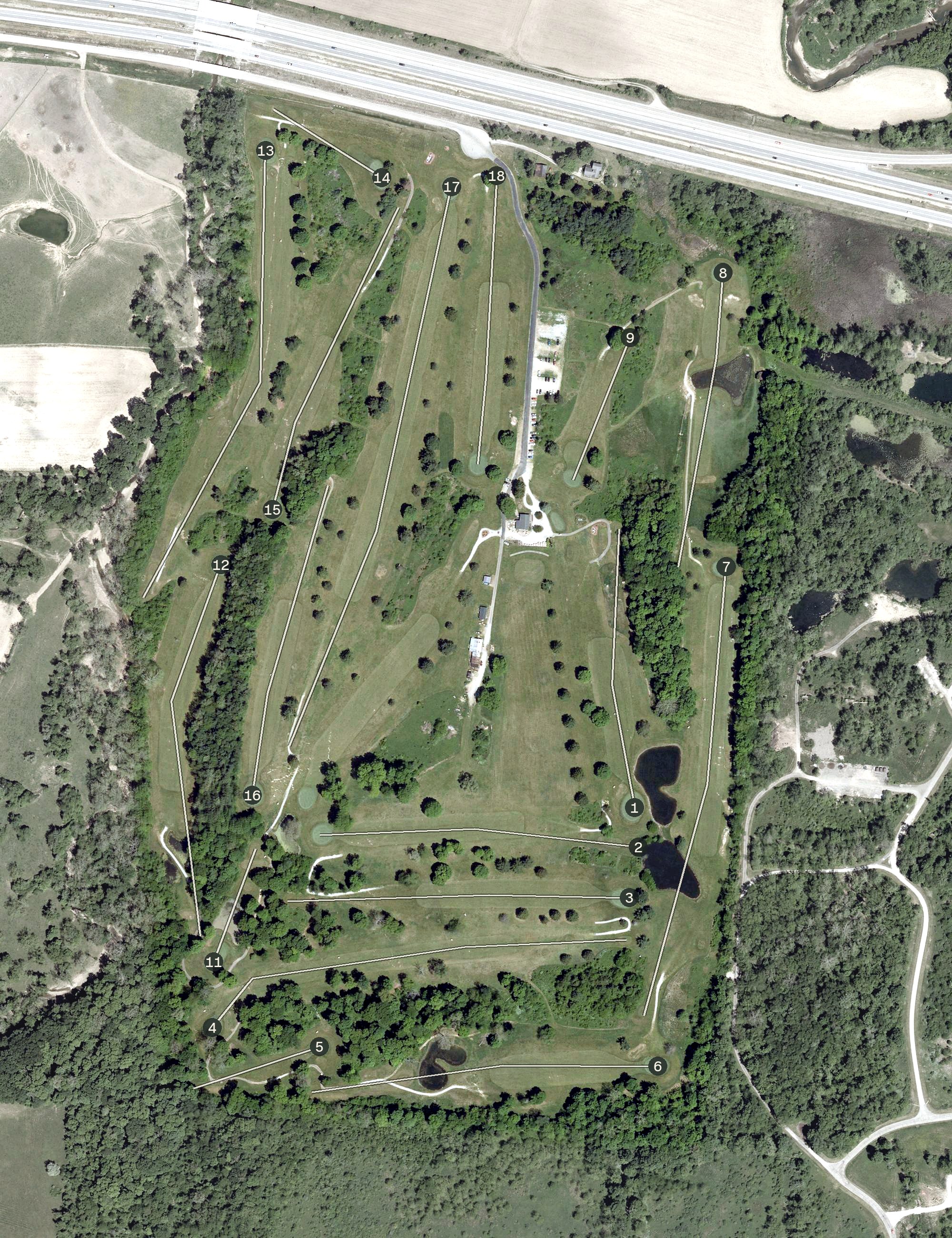 Aerial view of Raccoon International, OH