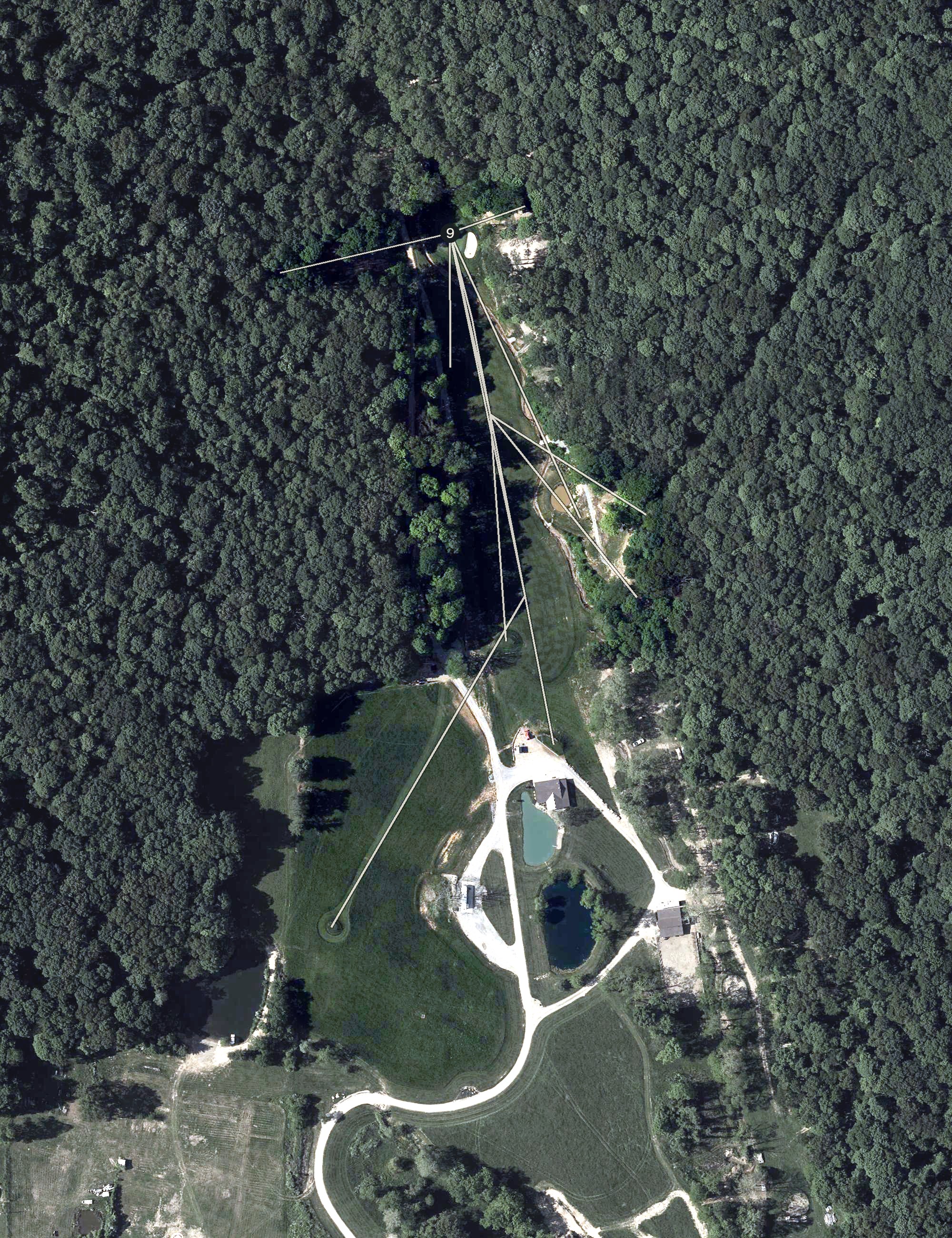 Aerial view of Spud Run Golf, OH
