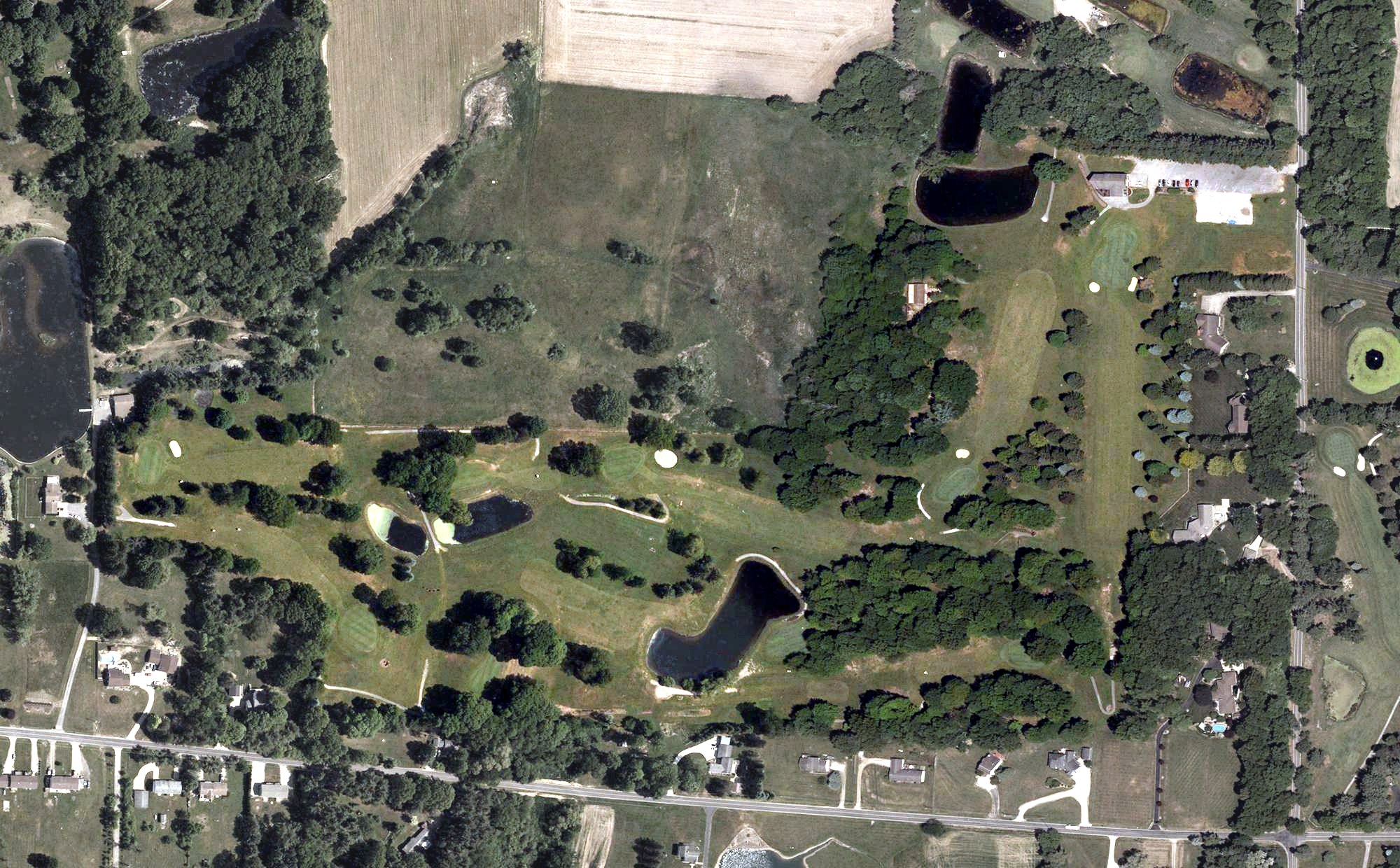 Aerial view of Suffield Springs Golf Club, OH
