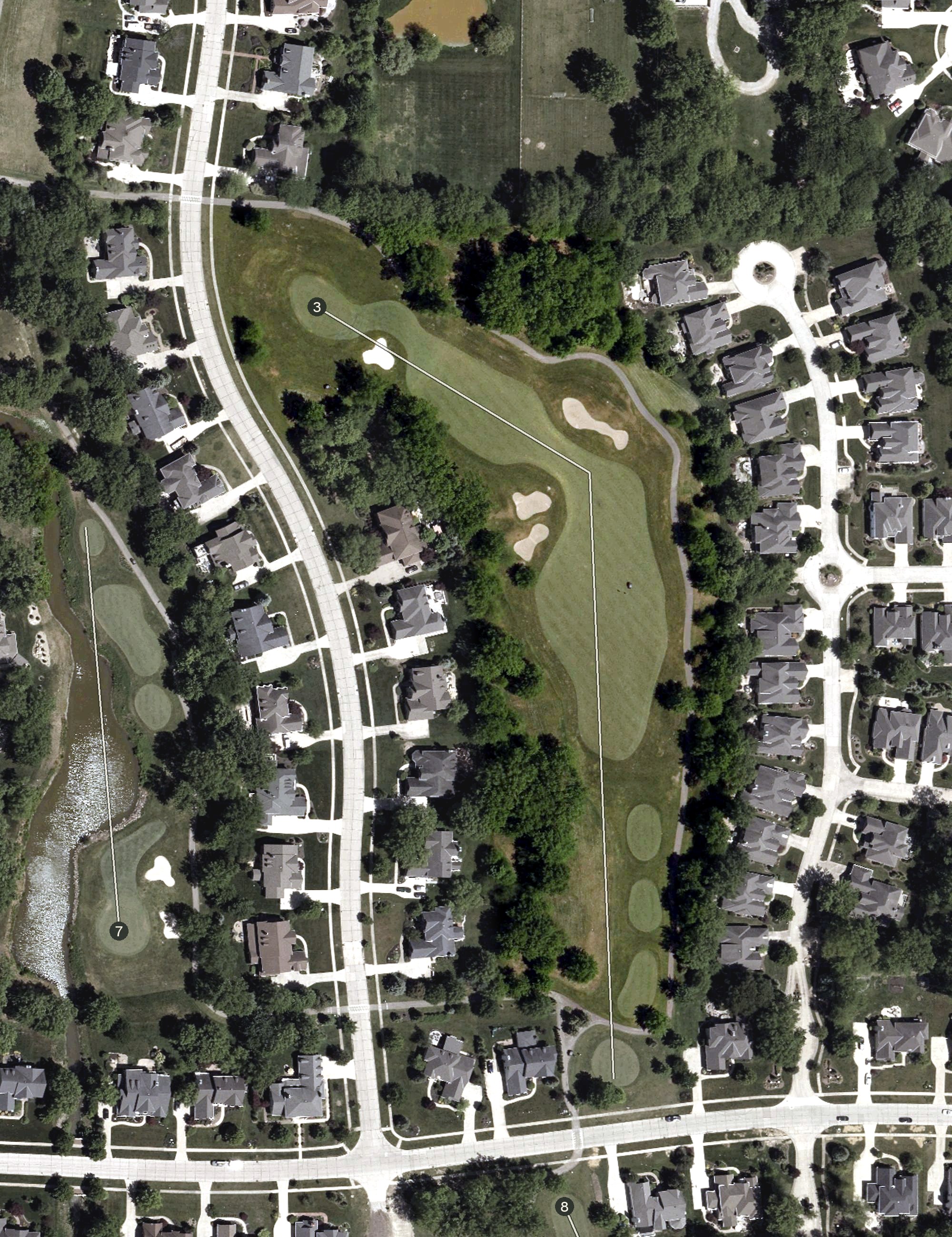 Aerial view of Sweetbriar Golf & Pro Shop, OH