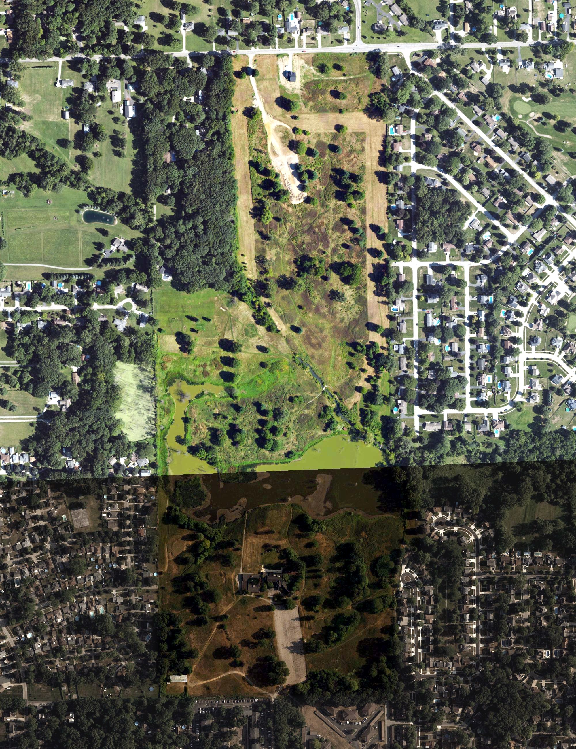 Aerial view of Tamaron Country Club, OH