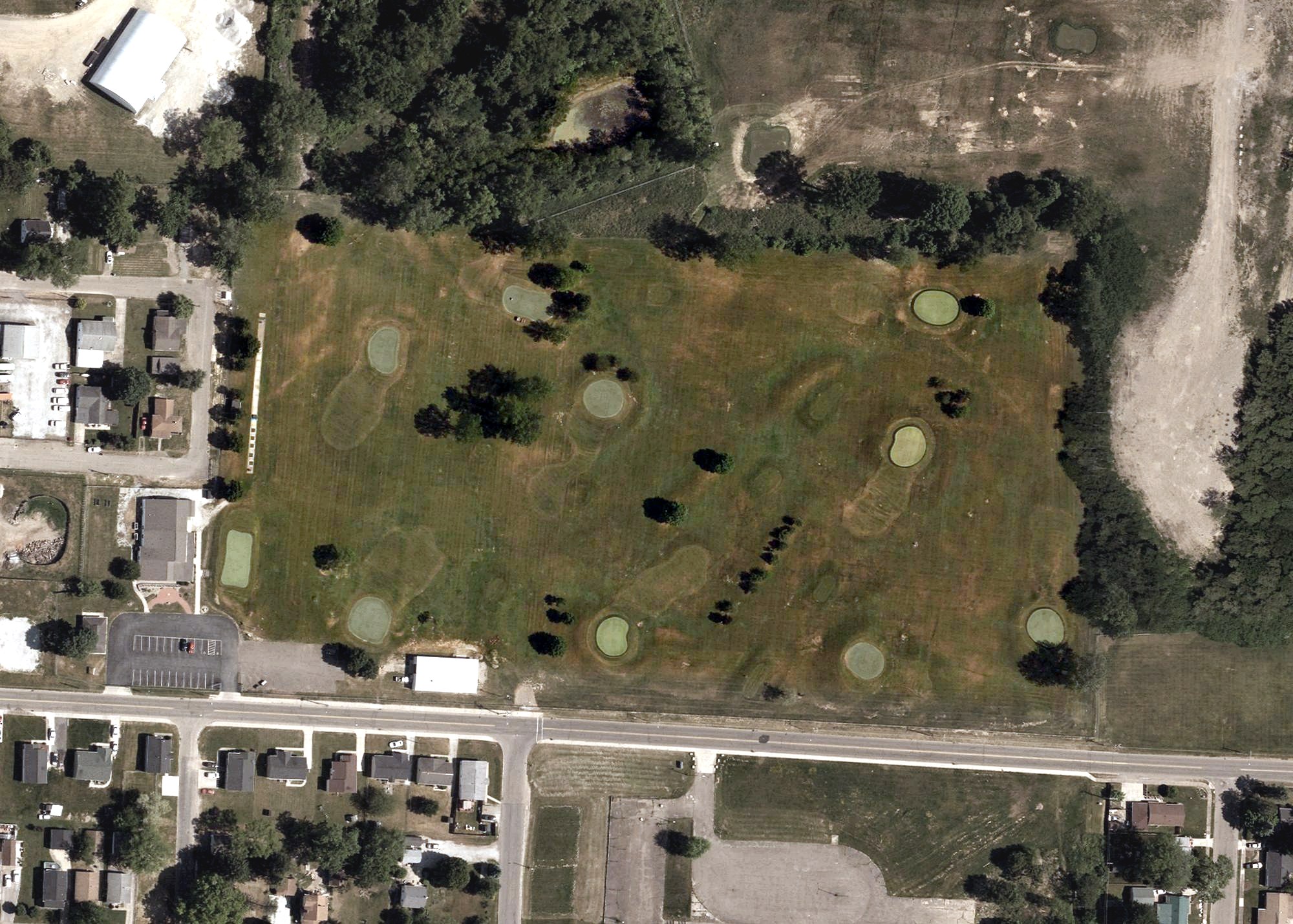 Aerial view of The First Tee Youth Golf Course, OH