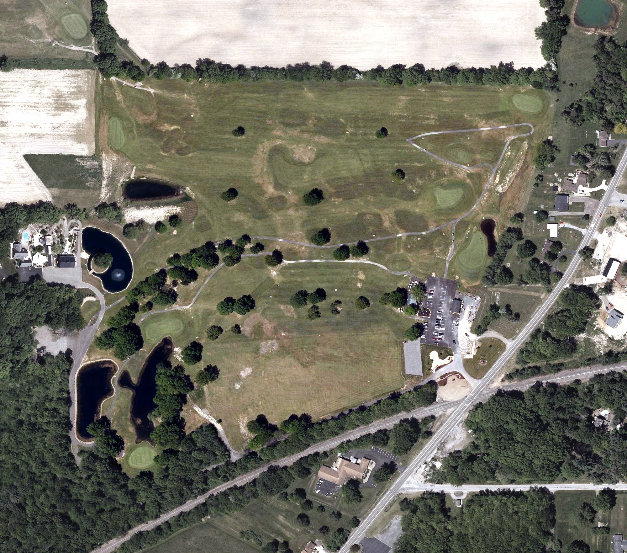 Aerial view of The Links by the Tracks, OH