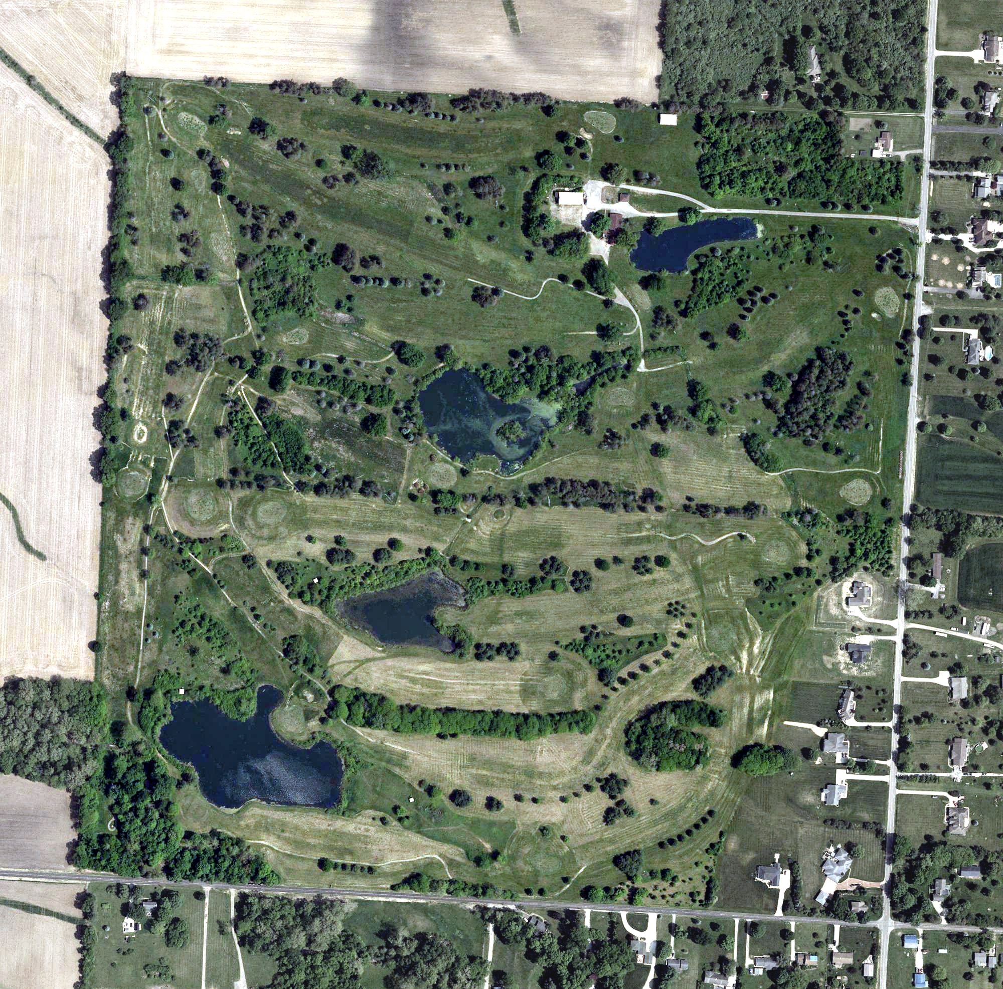 Aerial view of Upper Lansdowne Golf Course, OH