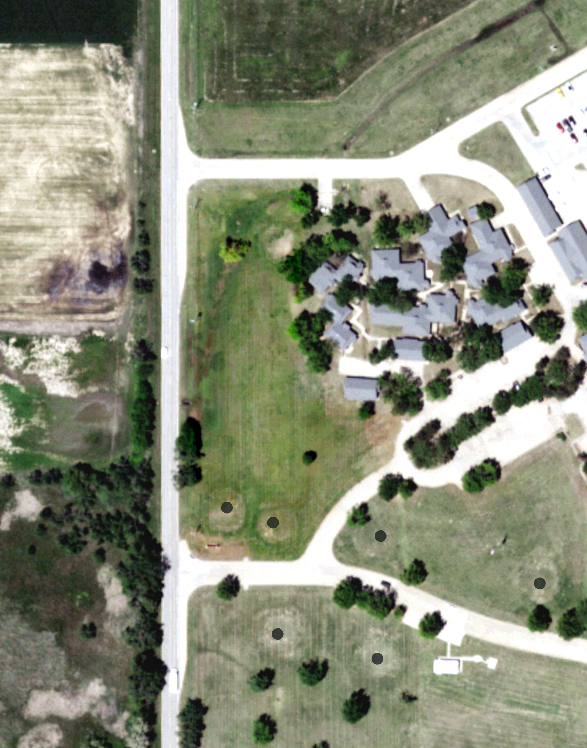 Aerial view of Baptist Village Golf Course, OK