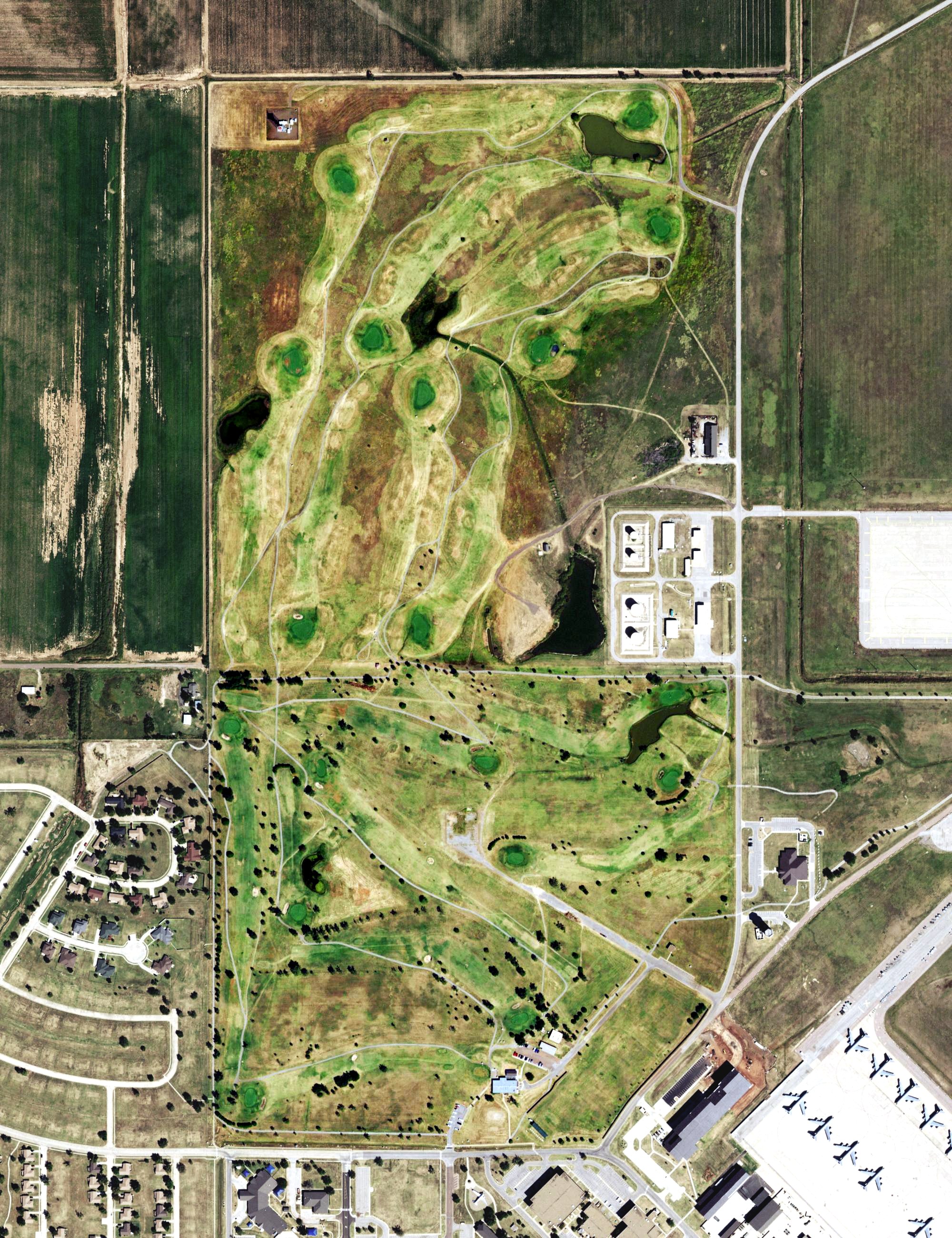 Aerial view of Windy Trails, OK