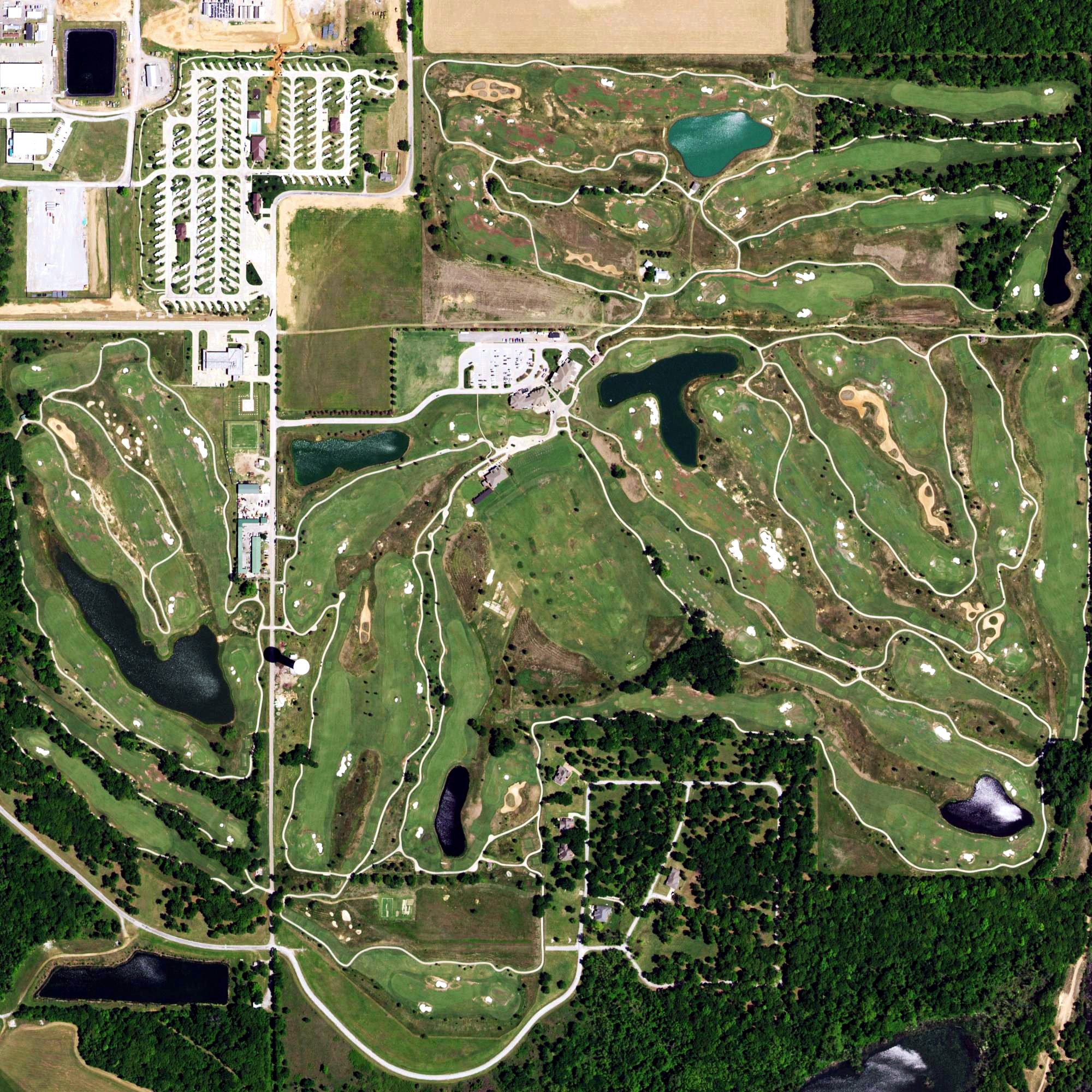 Aerial view of WinStar Golf Club & Academy, OK