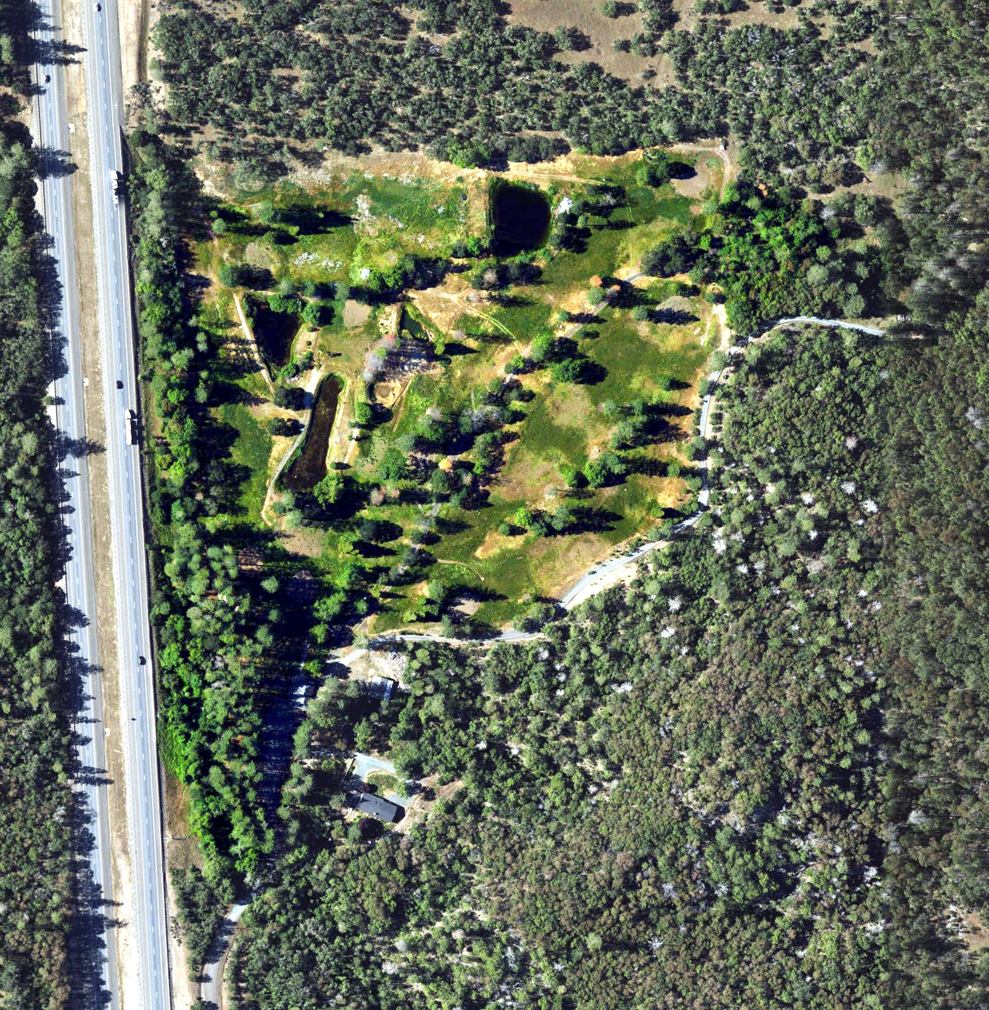Aerial view of Red Mountain Golf Course, OR