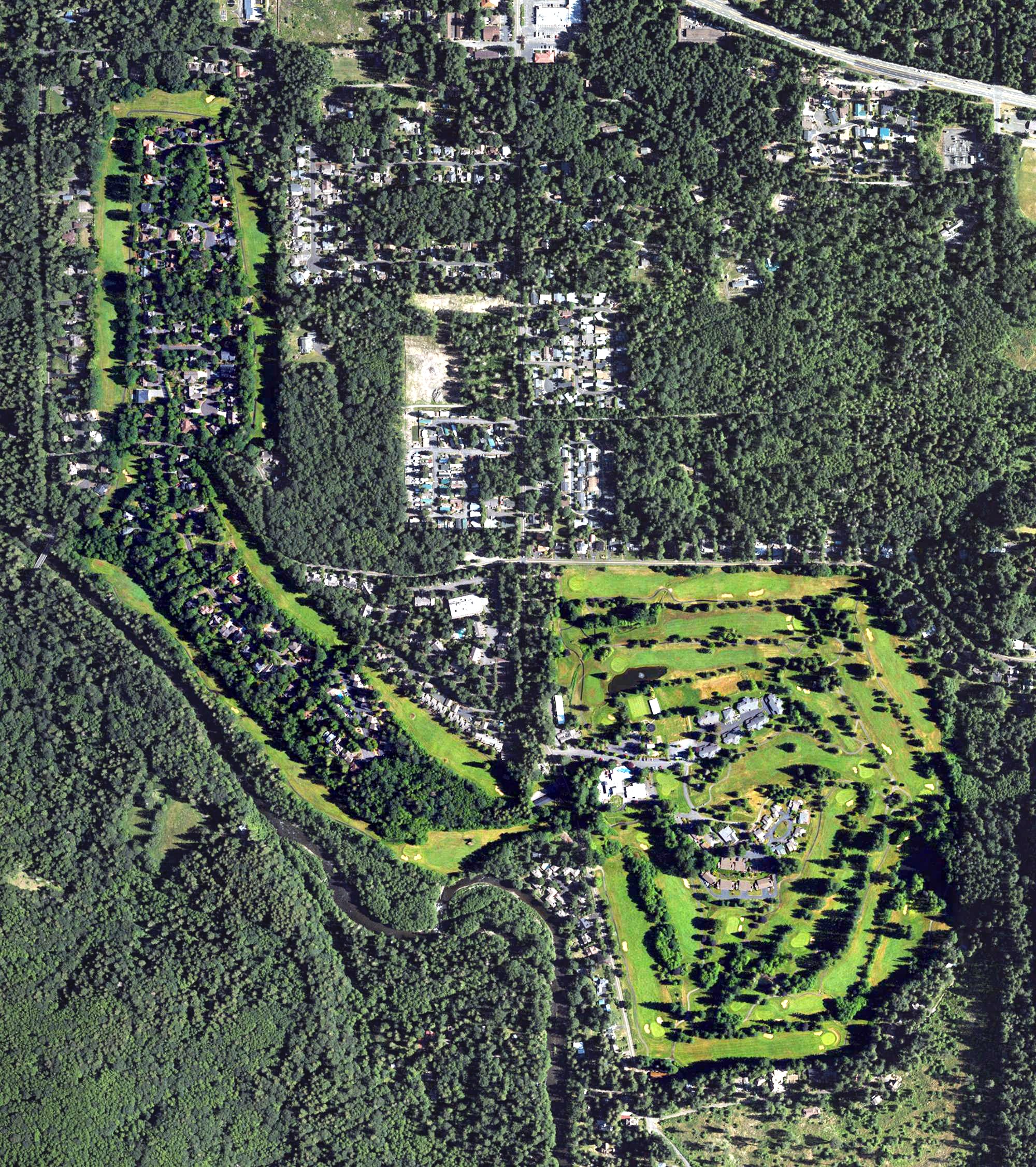 Aerial view of The Courses, OR