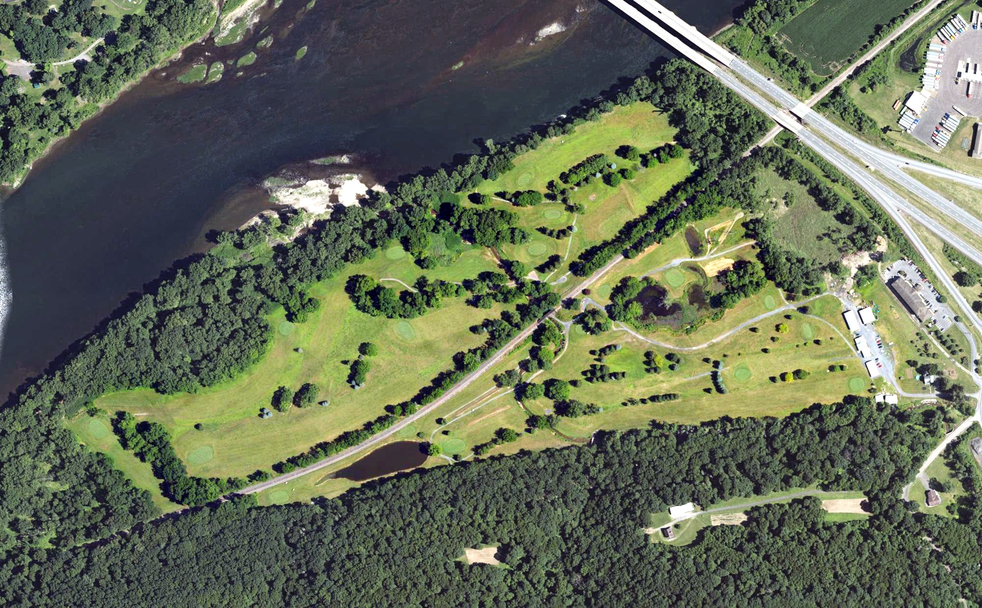 Aerial view of Arnold's Golf Course, PA