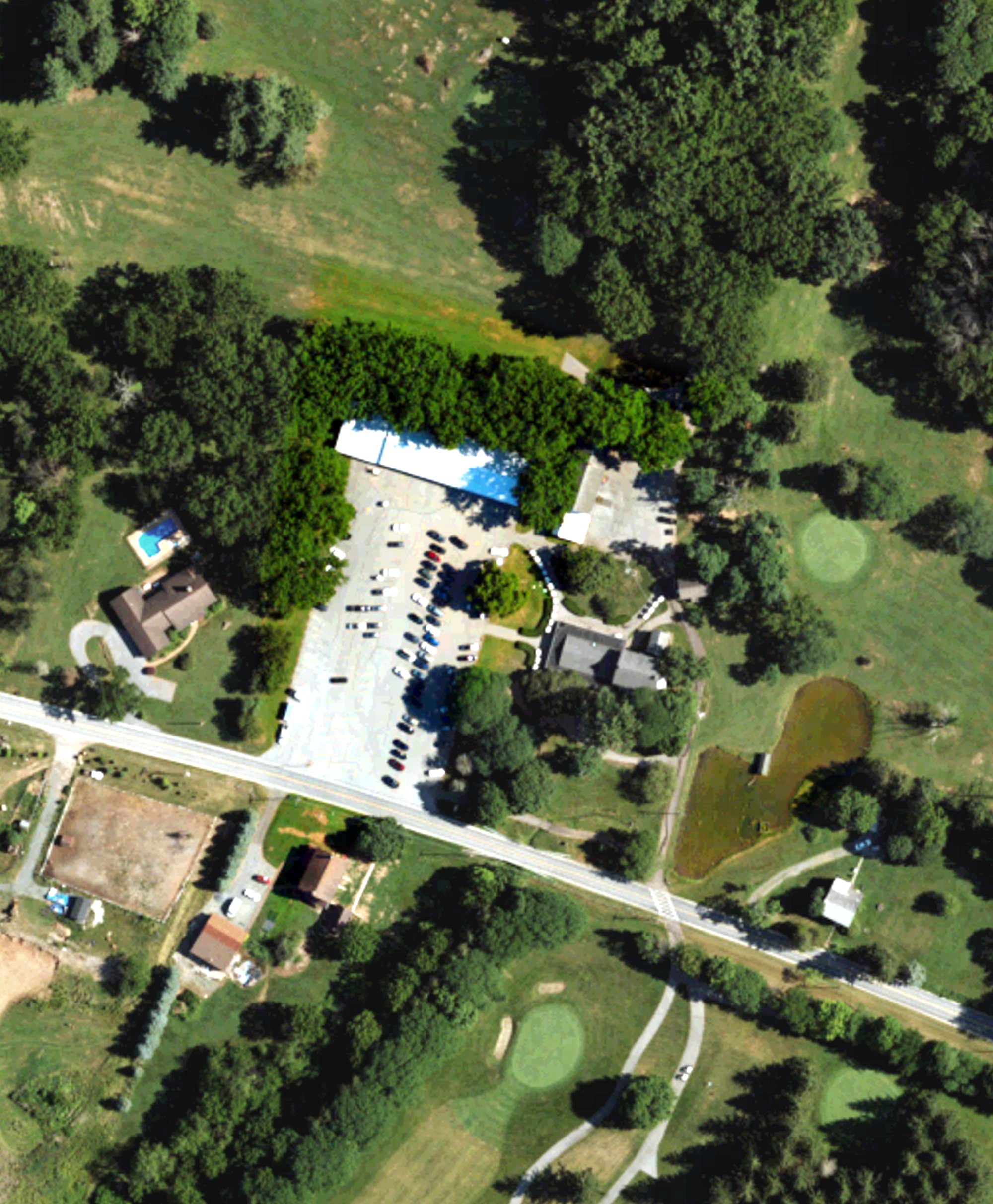 Aerial view of Arrowhead Golf course, PA