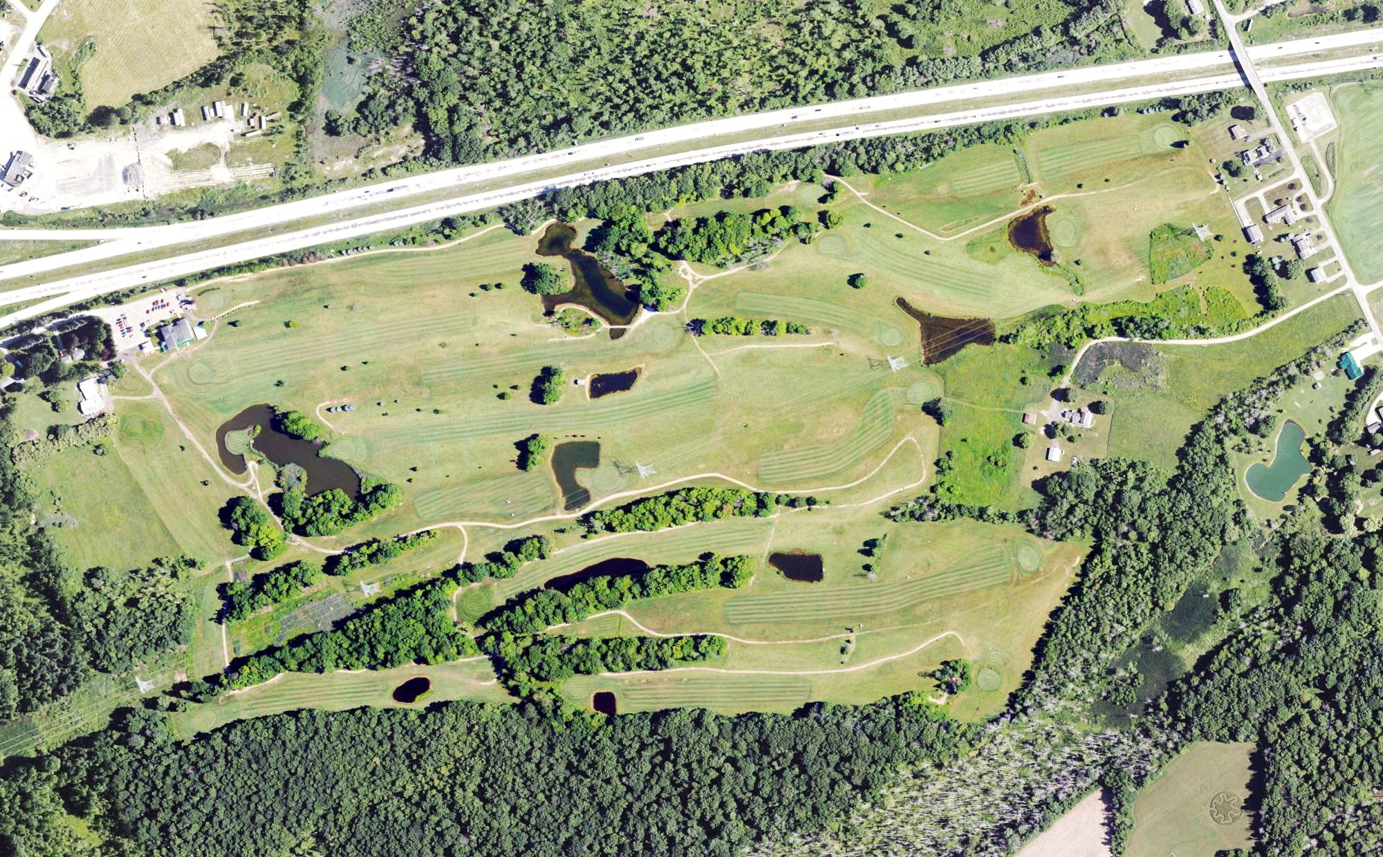 Aerial view of Beechwood Golf Club, PA