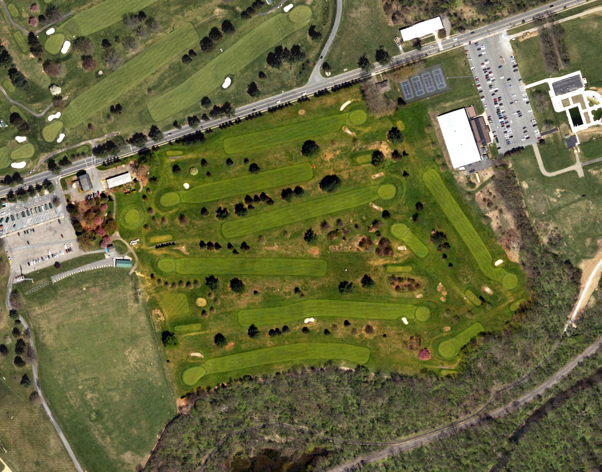 Aerial view of Bethlehem Golf Club - 9 Hole Course, PA