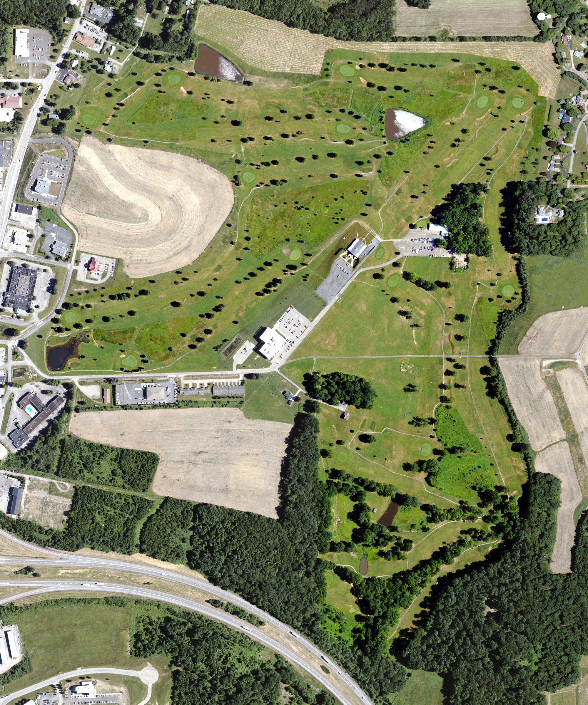 Aerial view of Clarion Oaks, PA