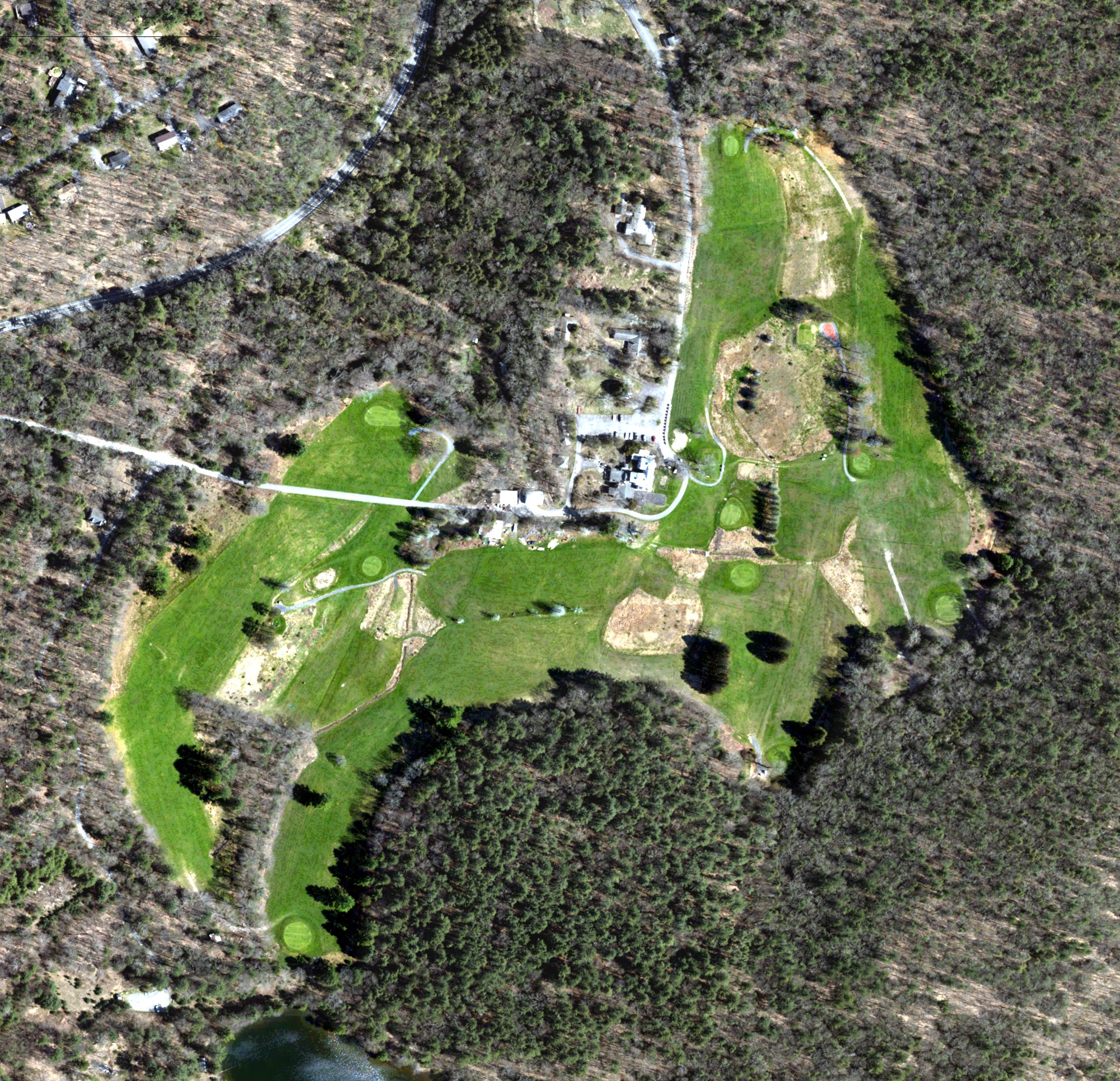 Aerial view of Cliff Park Inn Golf Course, PA