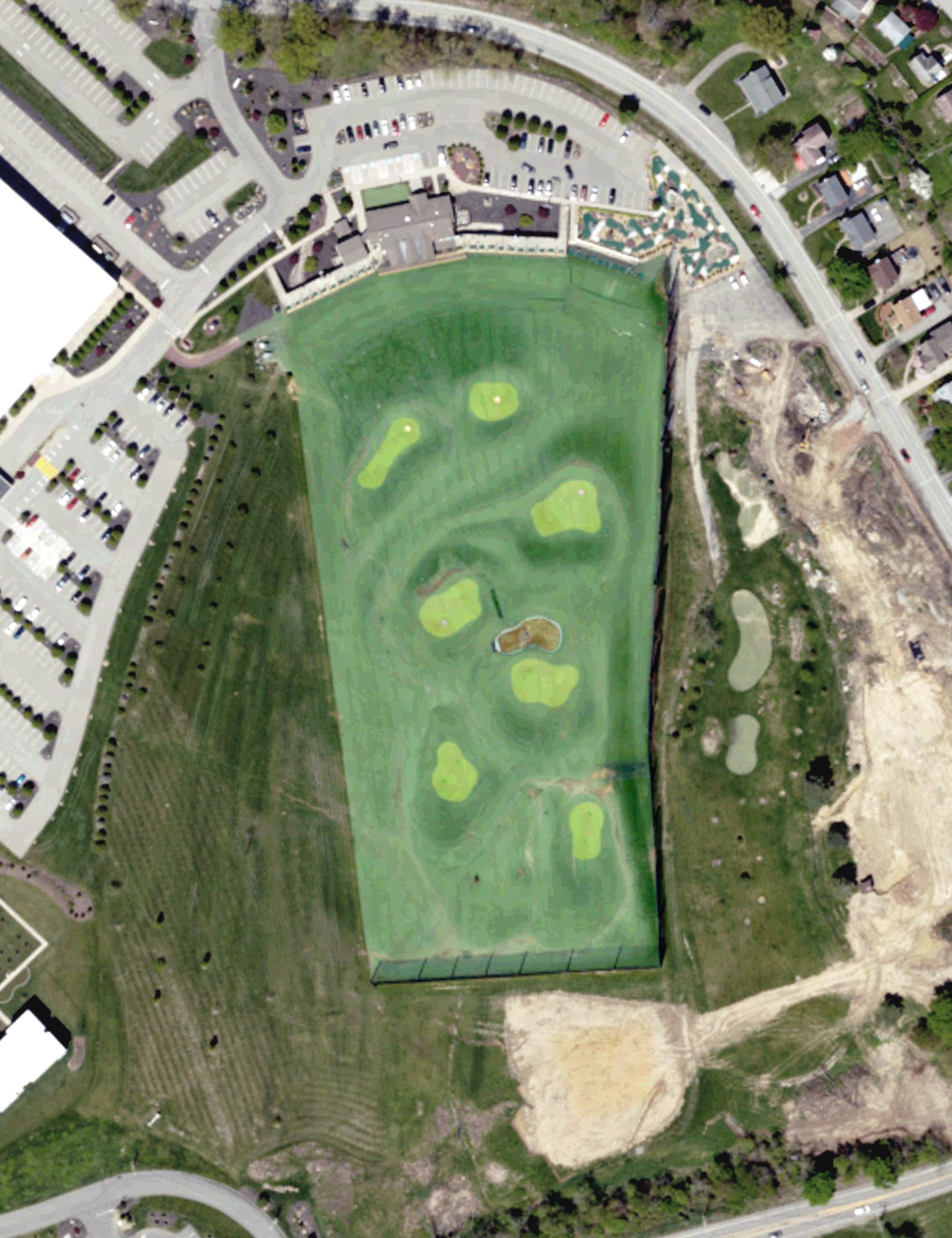 Aerial view of Cool Springs Golf Center, PA
