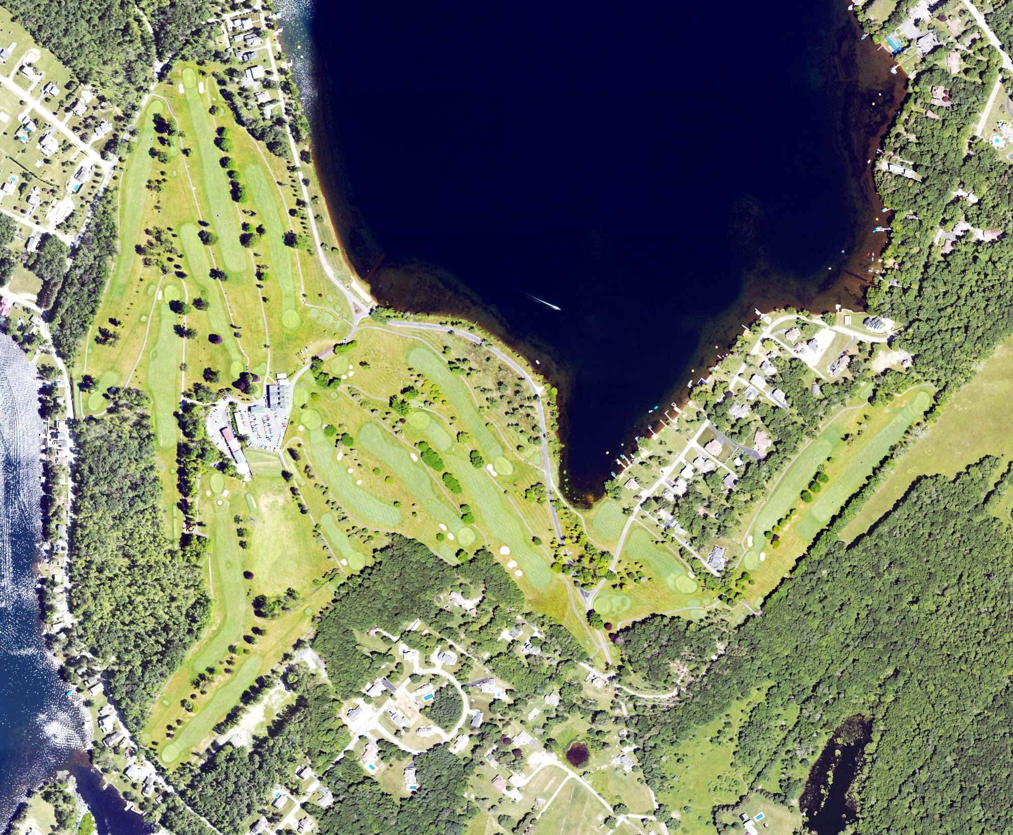Aerial view of Elkview Country Club, PA