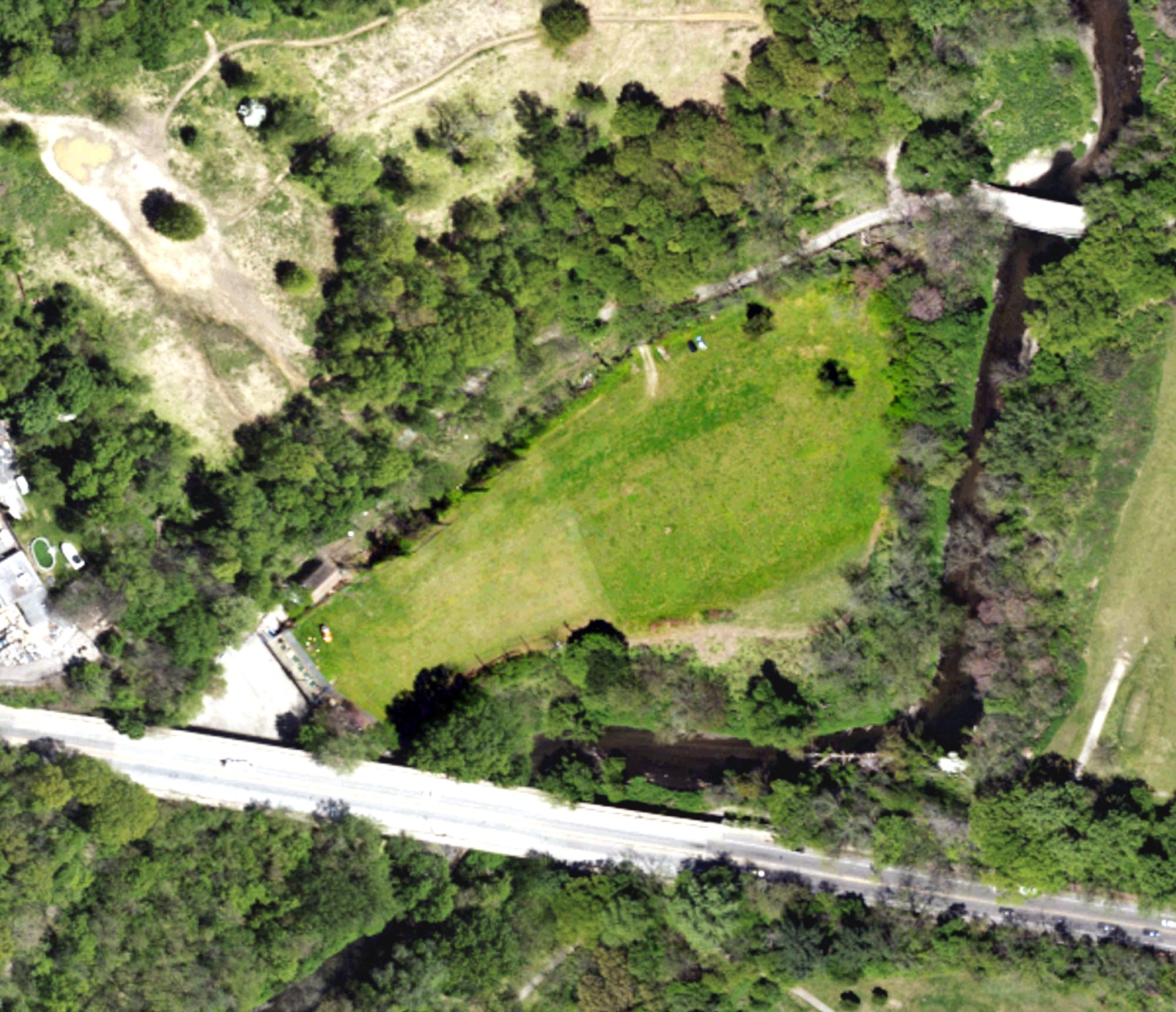 Aerial view of Fishers Glen Driving Range, PA