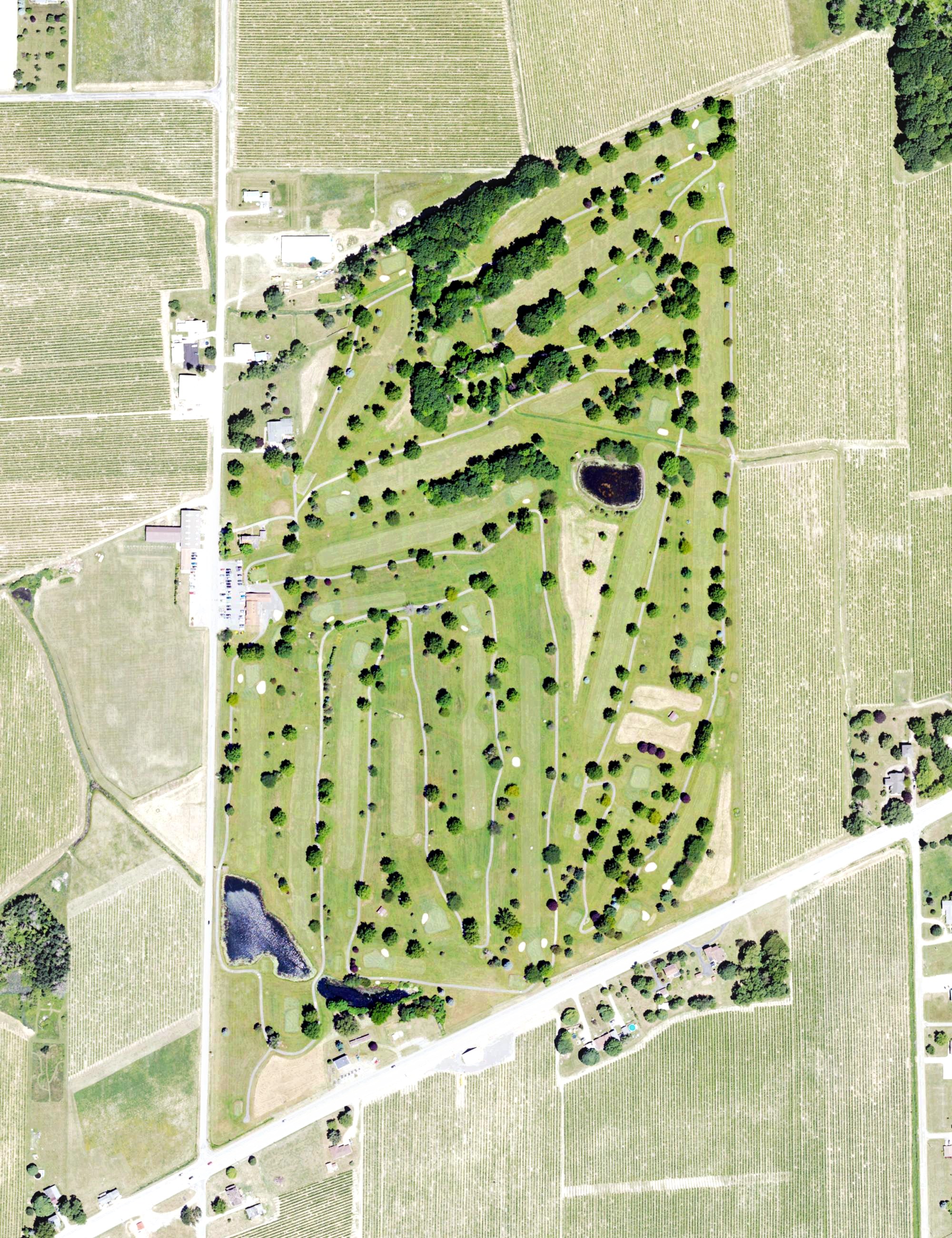 Aerial view of Green Meadows Golf Course, PA