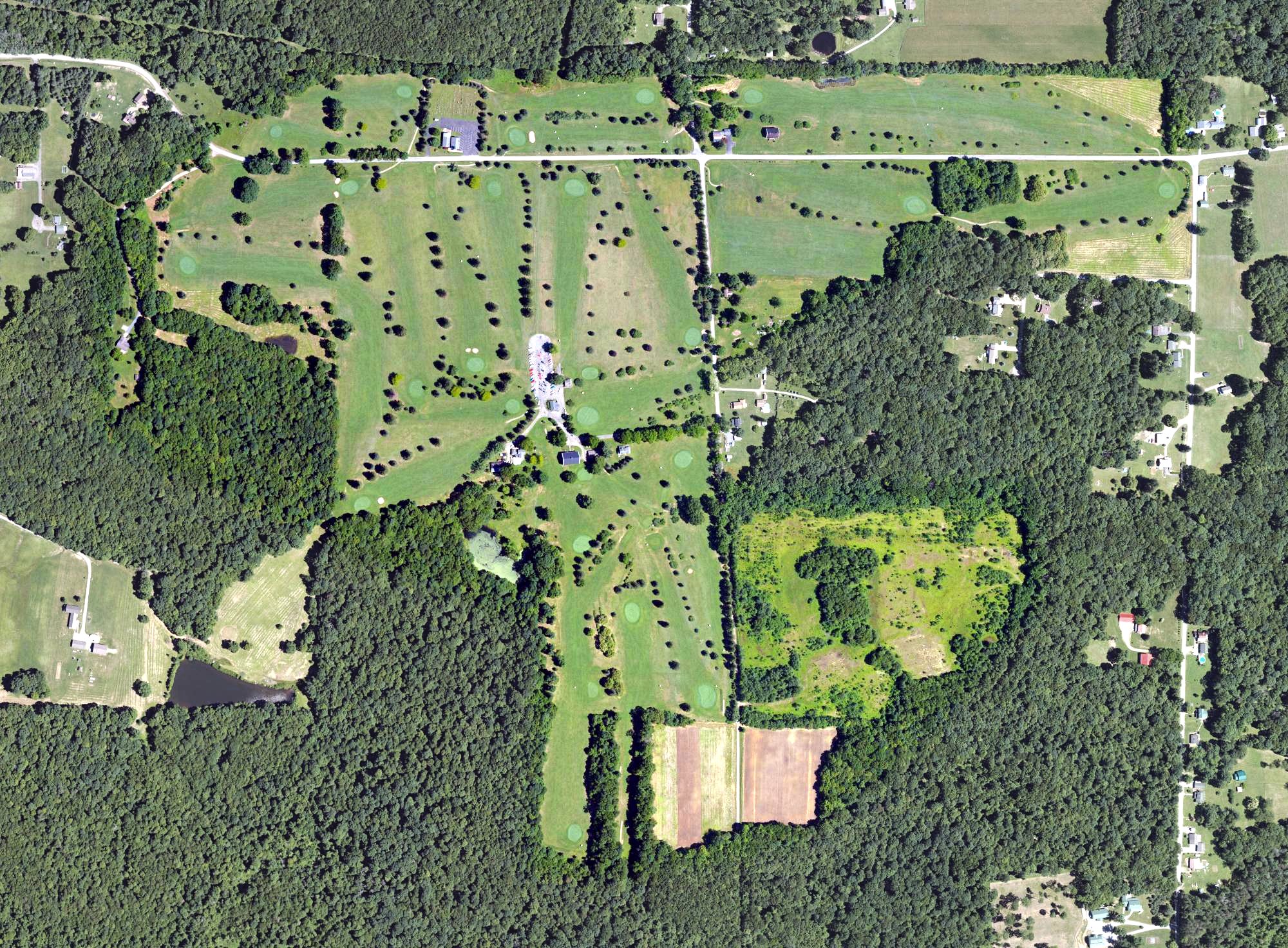 Aerial view of High Level, PA