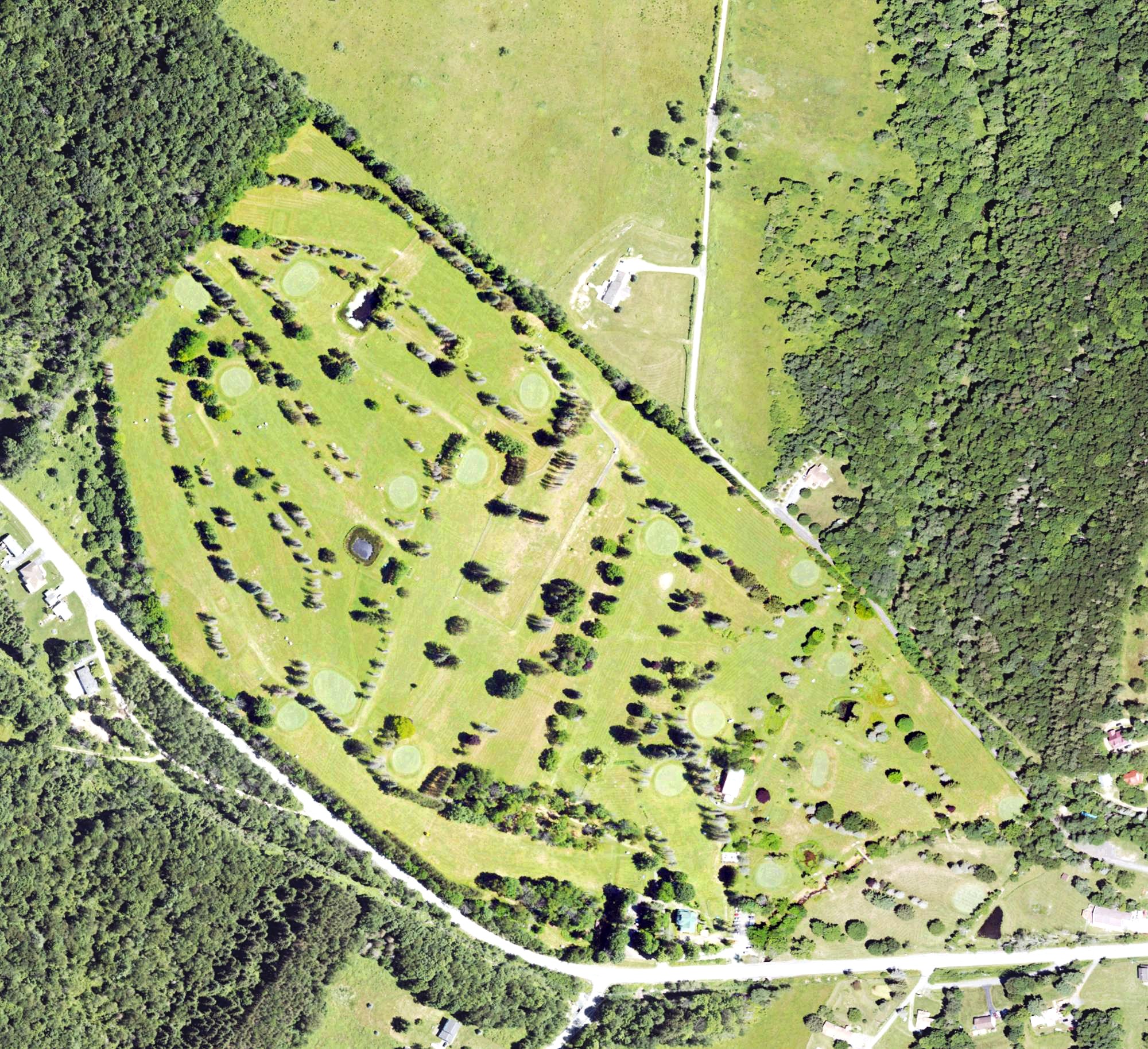 Aerial view of Homestead Golf Course, PA