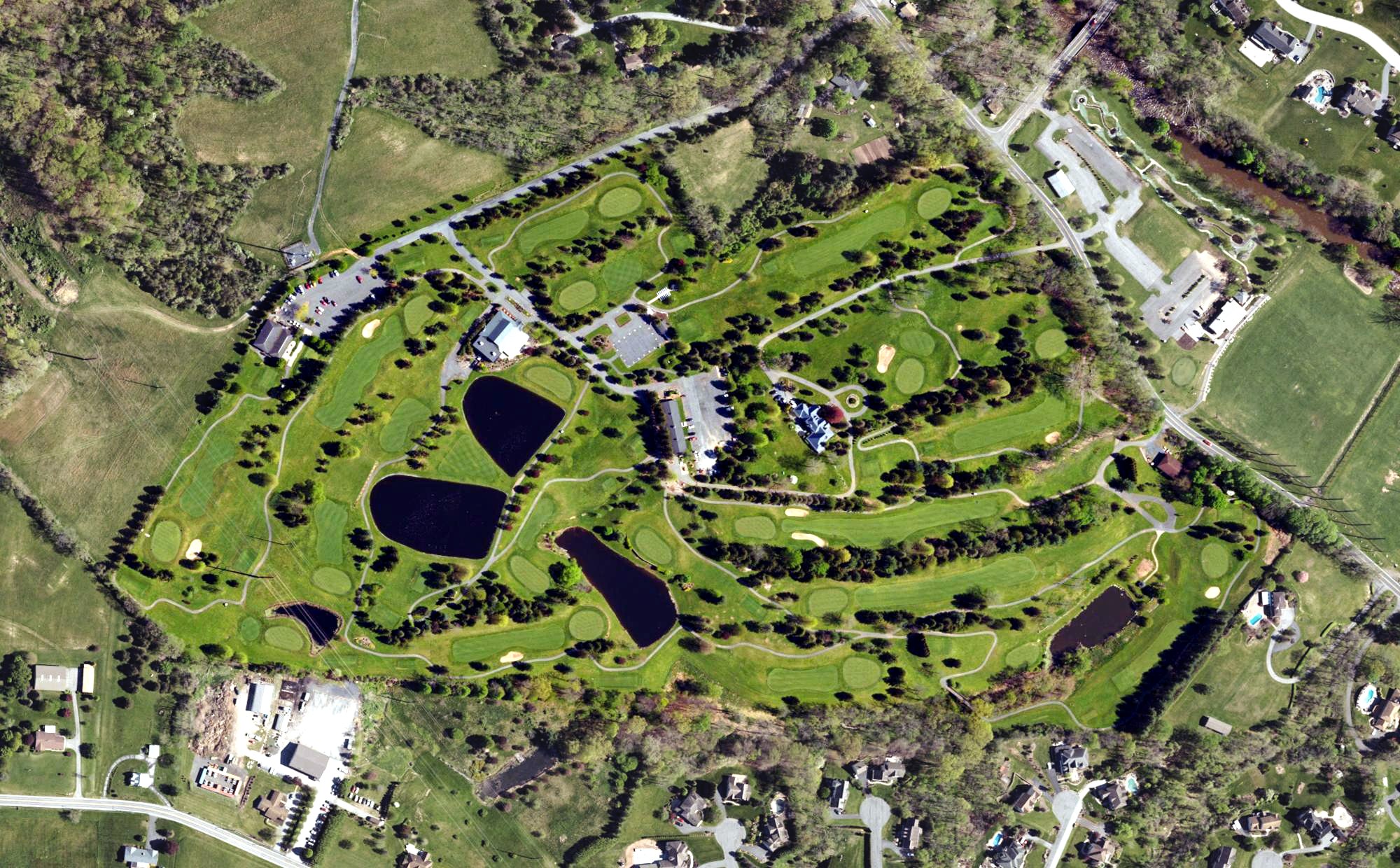 Aerial view of Liberty Forge, PA