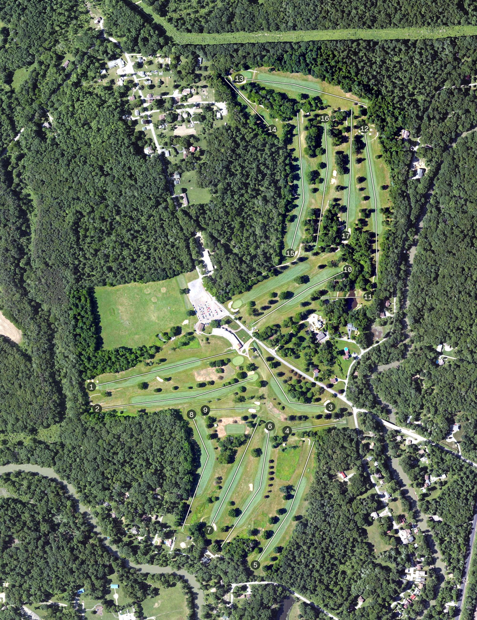 Aerial view of Oakview, PA