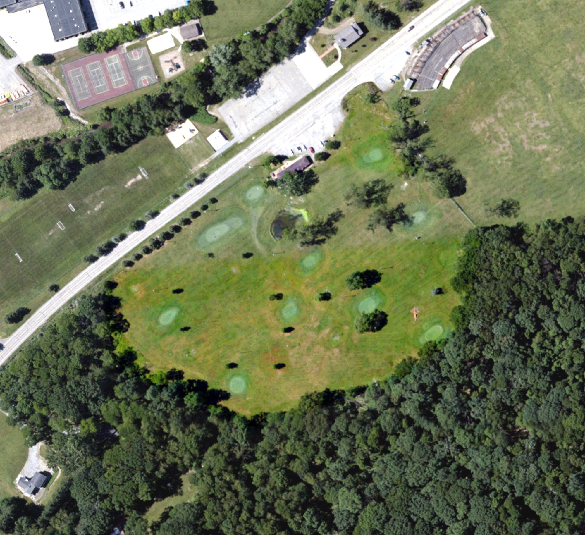 Aerial view of Par 3 Golf, PA