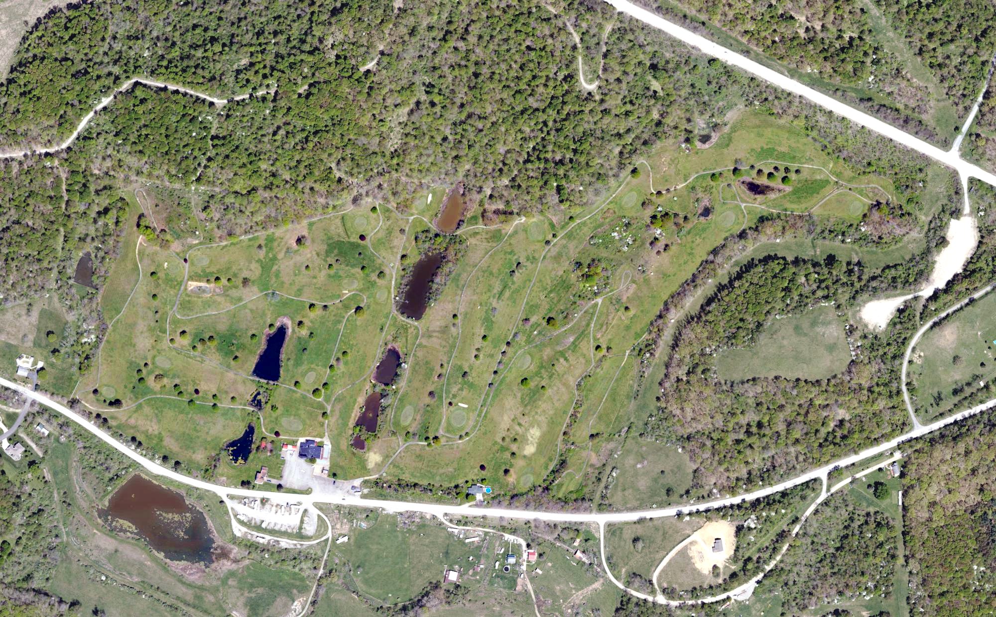 Aerial view of Rohannas Golf Course, PA