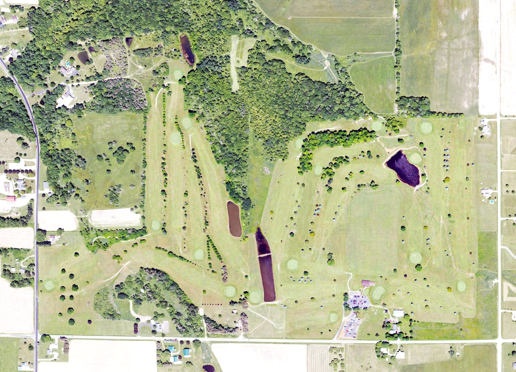 Aerial view of Scenic Heights Golf Course, PA