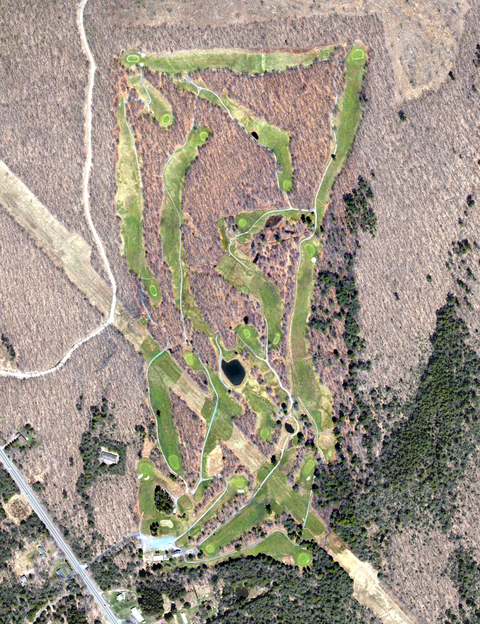 Aerial view of Stone Meadows Golf Course, PA
