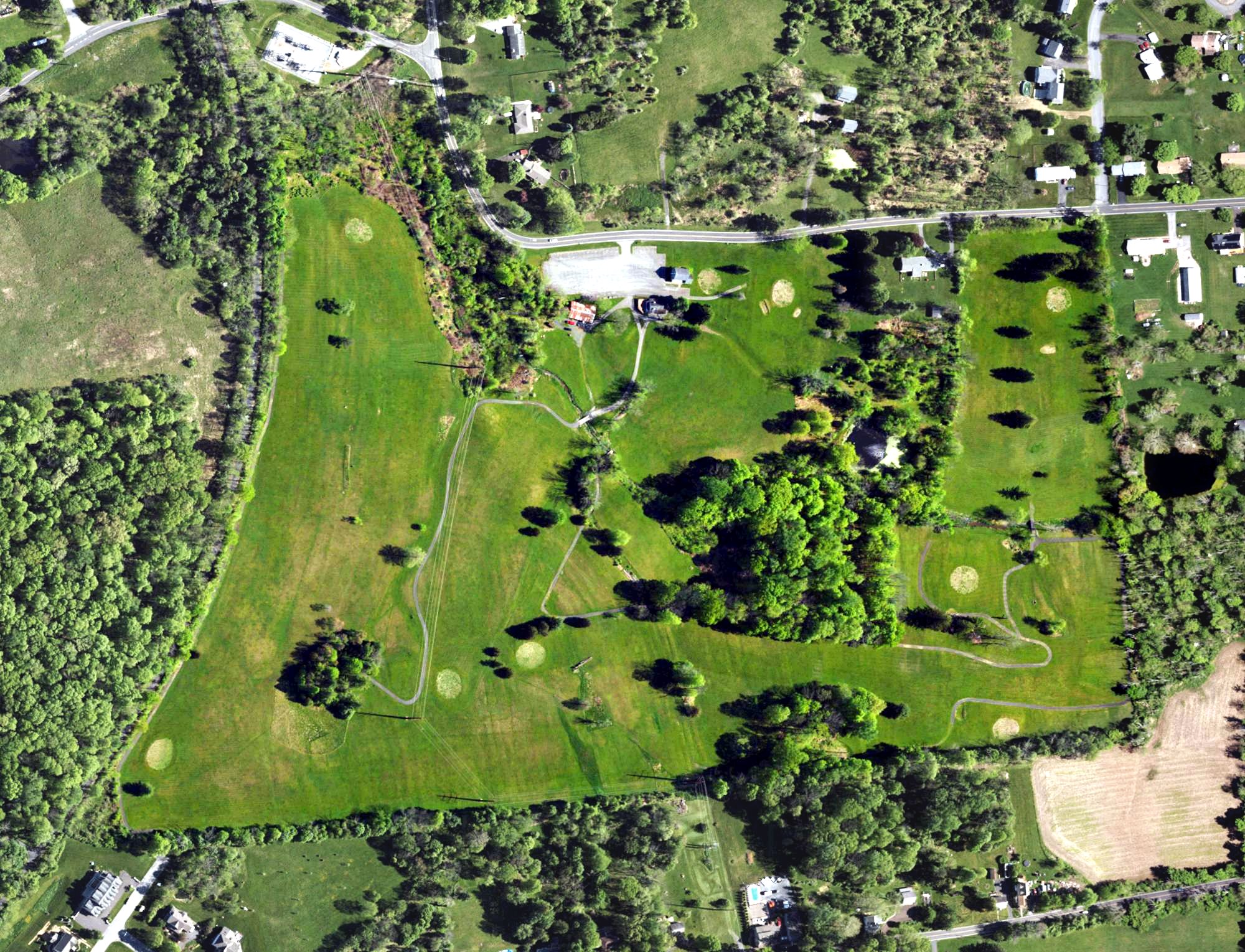 Aerial view of Tumblebrook Golf Course, PA