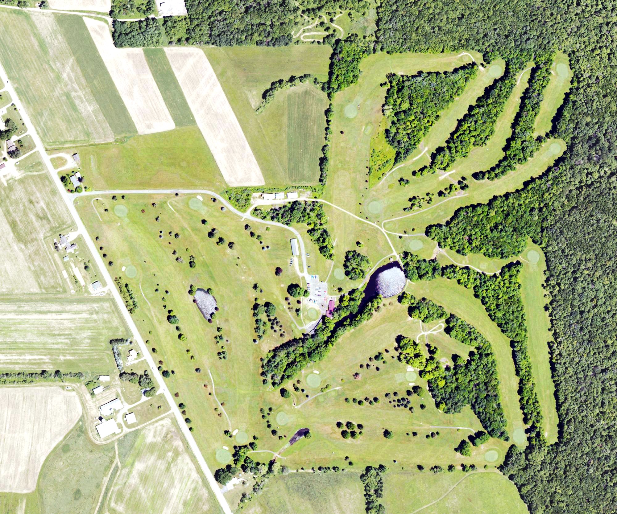 Aerial view of Union City Country Club, PA