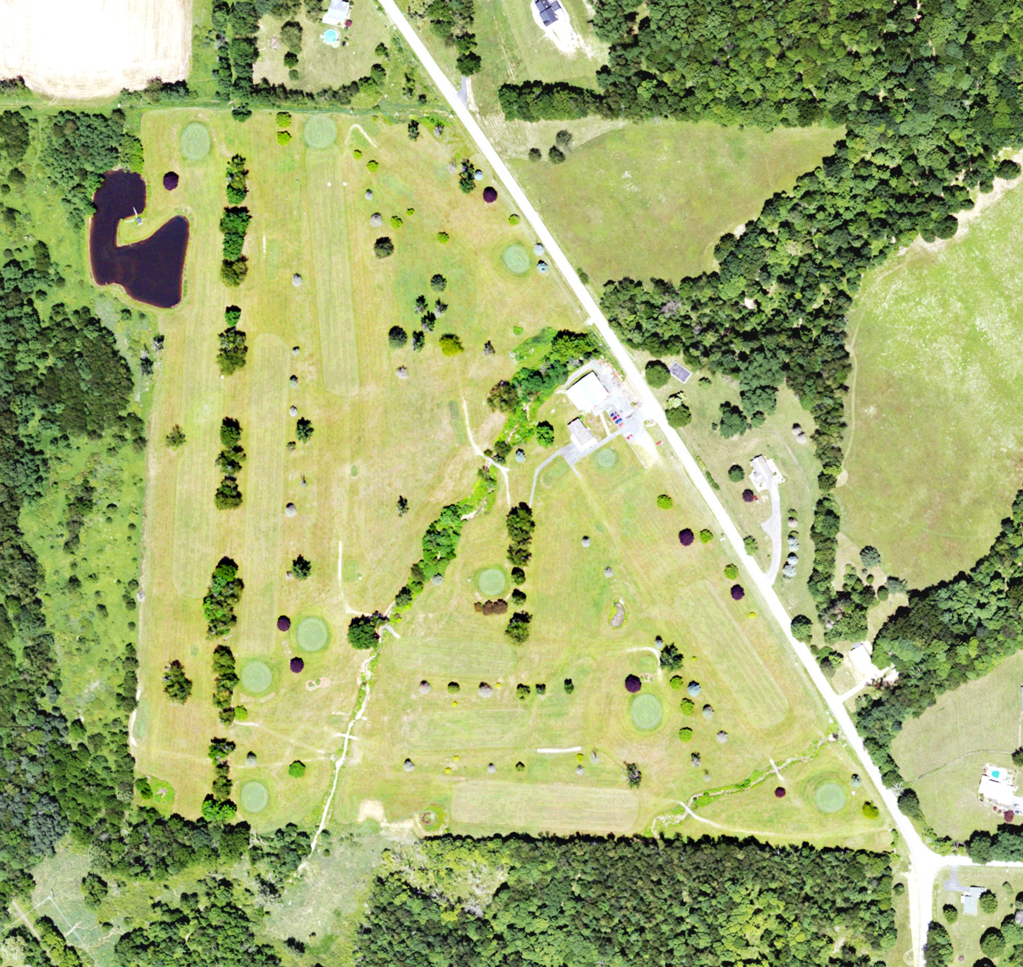 Aerial view of Walnut Creek Golf Course, PA