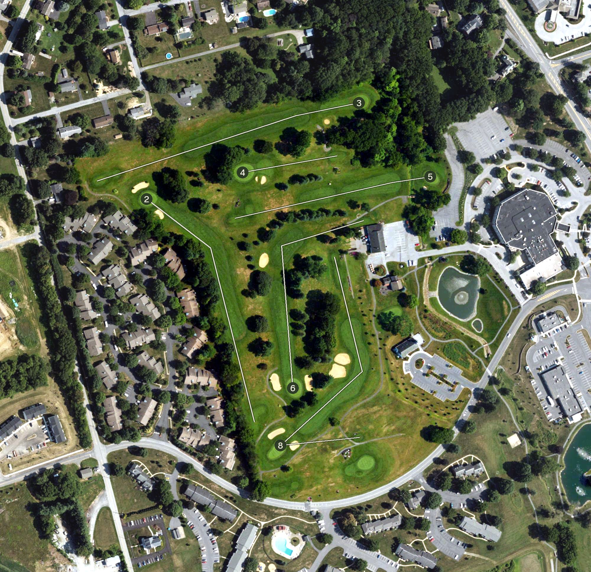Aerial view of Willow Valley, PA