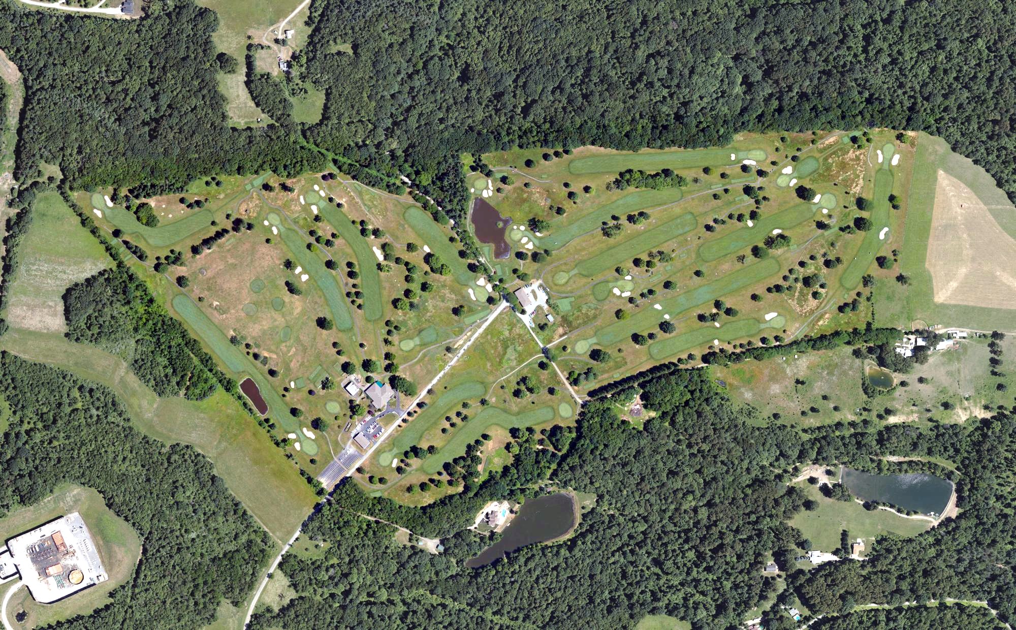 Aerial view of Willowbrook Country Club, PA