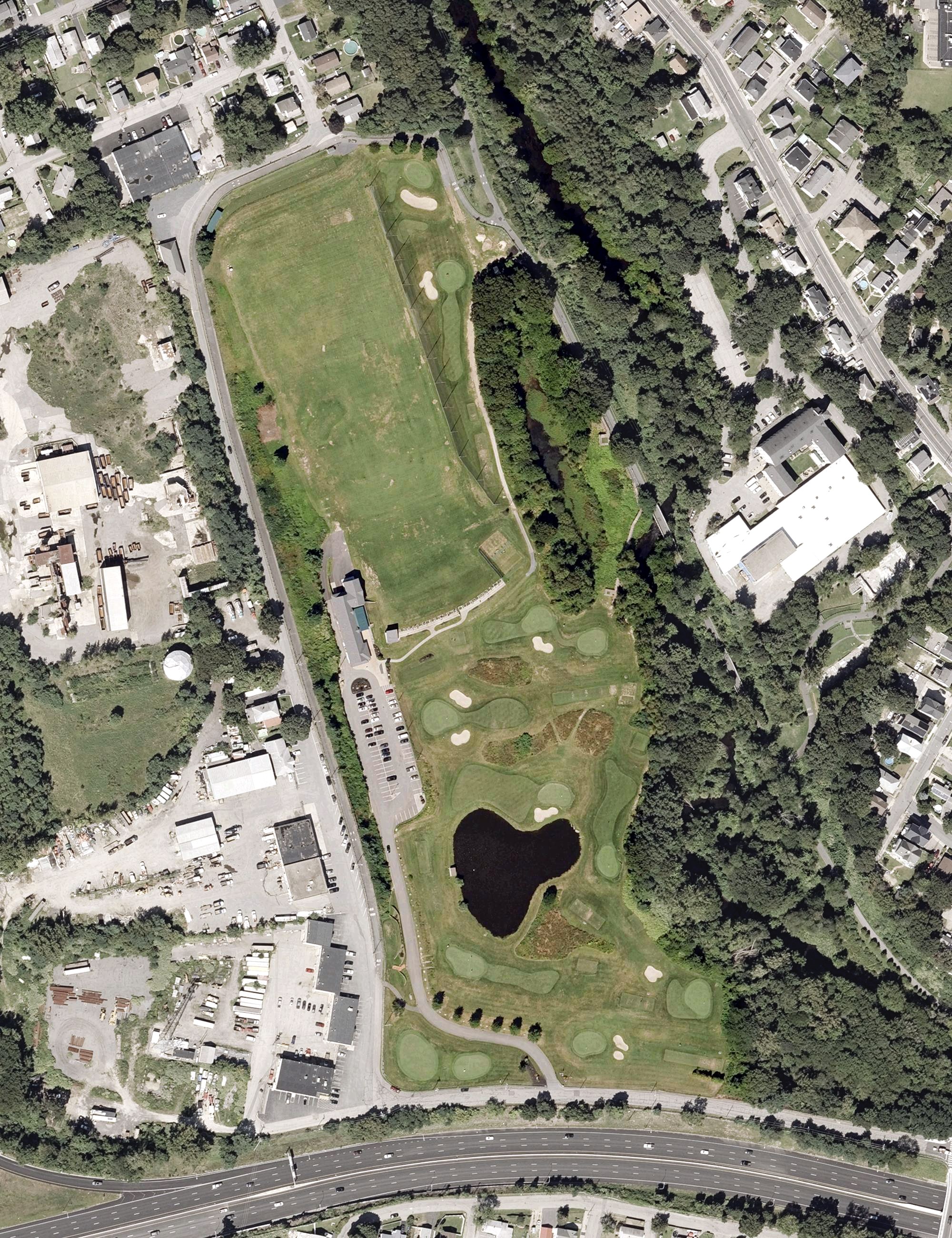 Aerial view of Button Hole, RI
